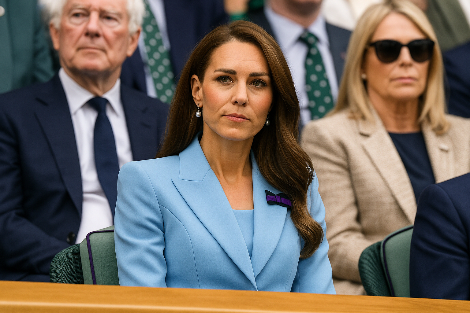 kate middleton wimbledon — Kate Middleton torna in pubblico: Wimbledon e il tailleur che infrange il protocollo (2)