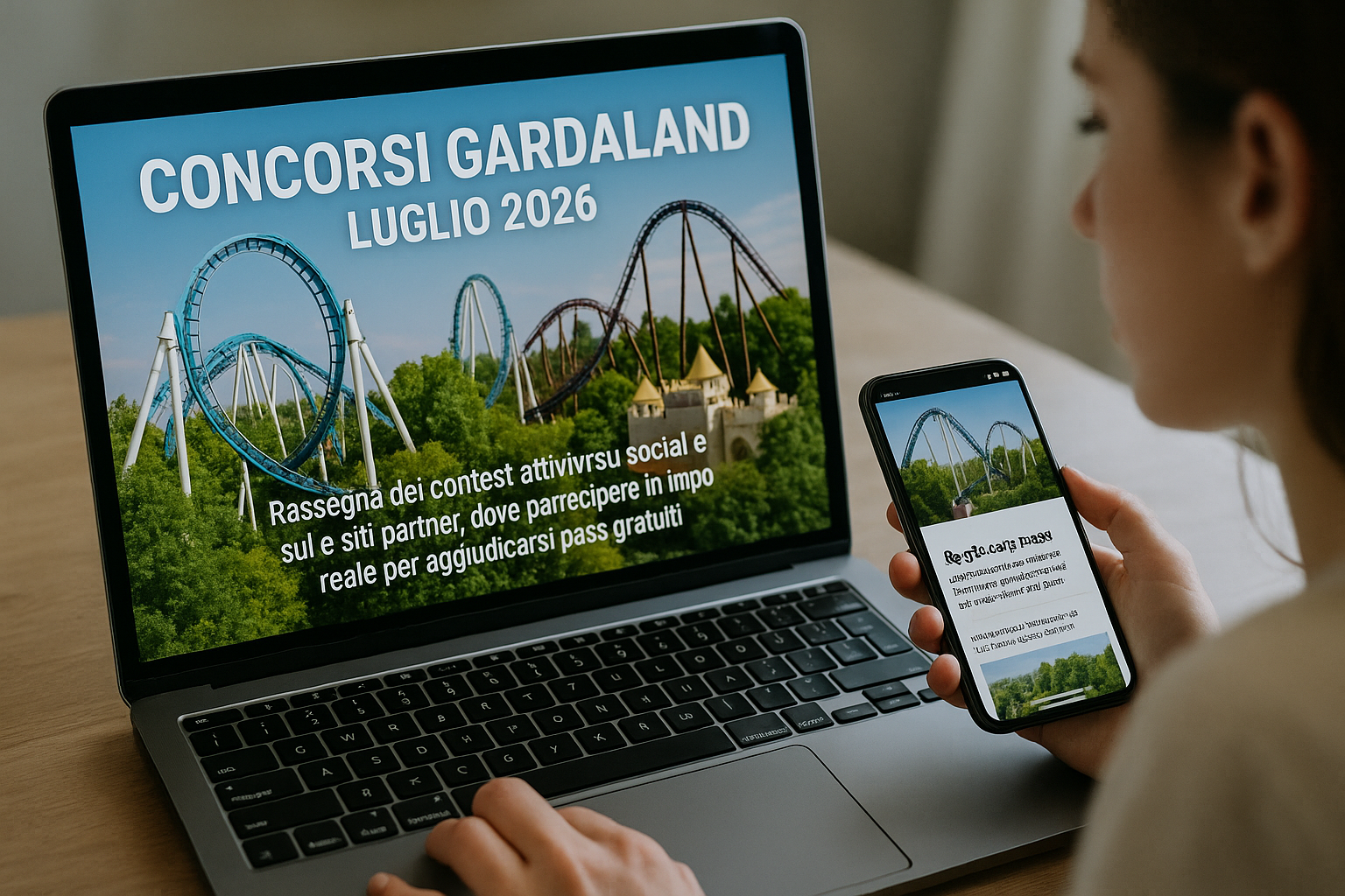 Concorsi Gardaland luglio 2026: vinci l'ingresso online