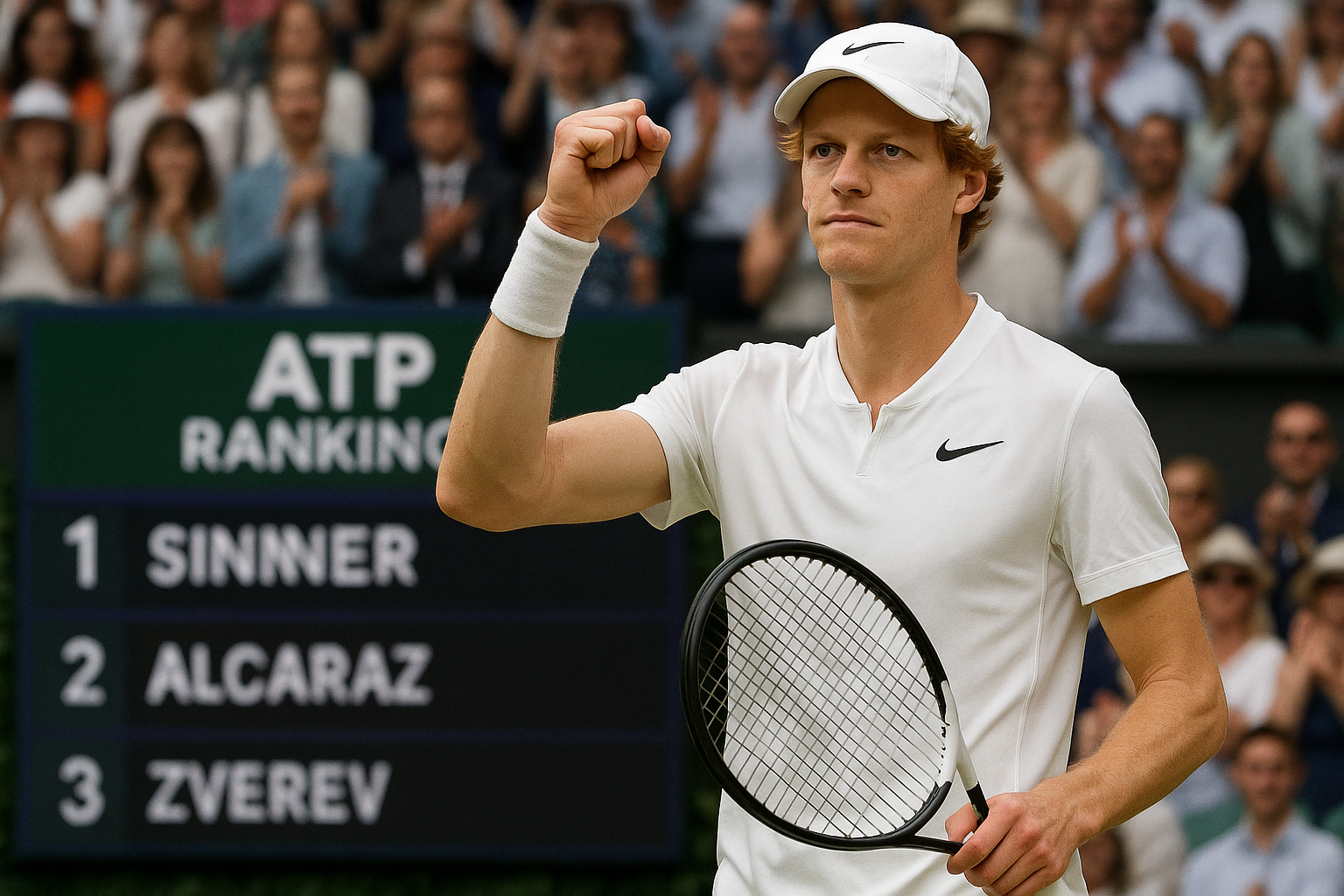 Jannik Sinner blindato numero 1 ATP dopo la vittoria a Wimbledon 2026