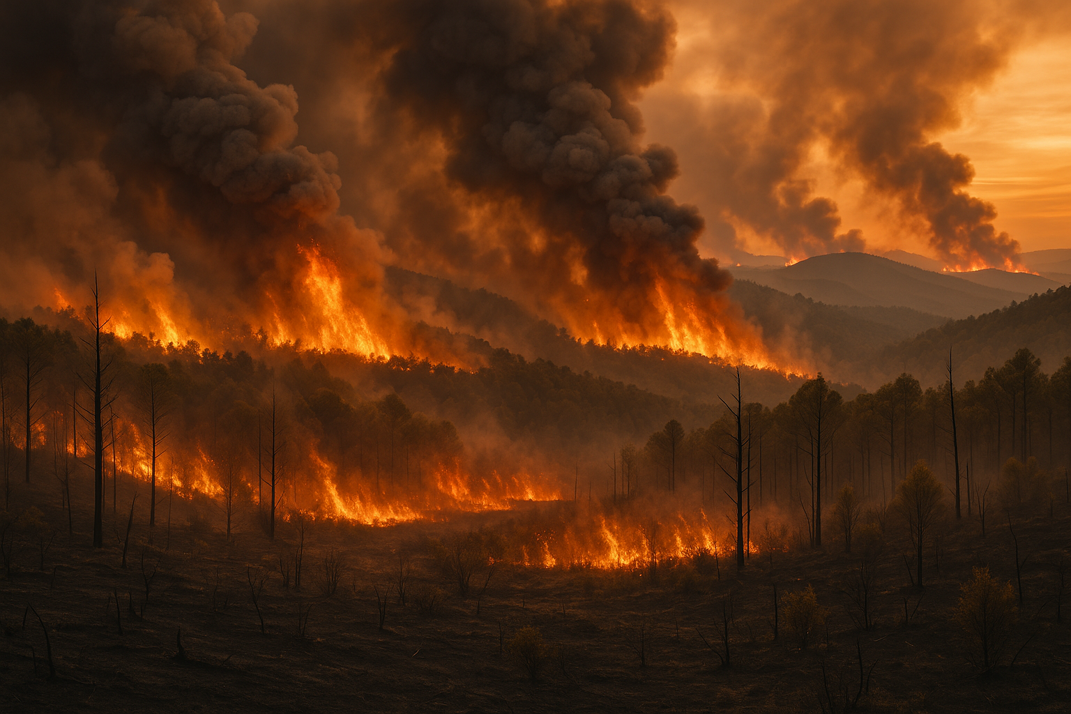 Incendi in Francia e Spagna: l'Europa nella morsa del caldo estremo, migliaia evacuati