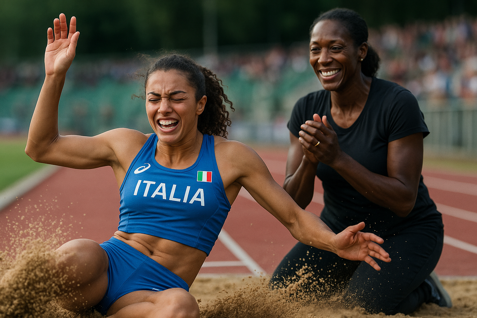 Larissa Iapichino batte il record di mamma Fiona May nel salto in lungo: quando il talento resta in famiglia