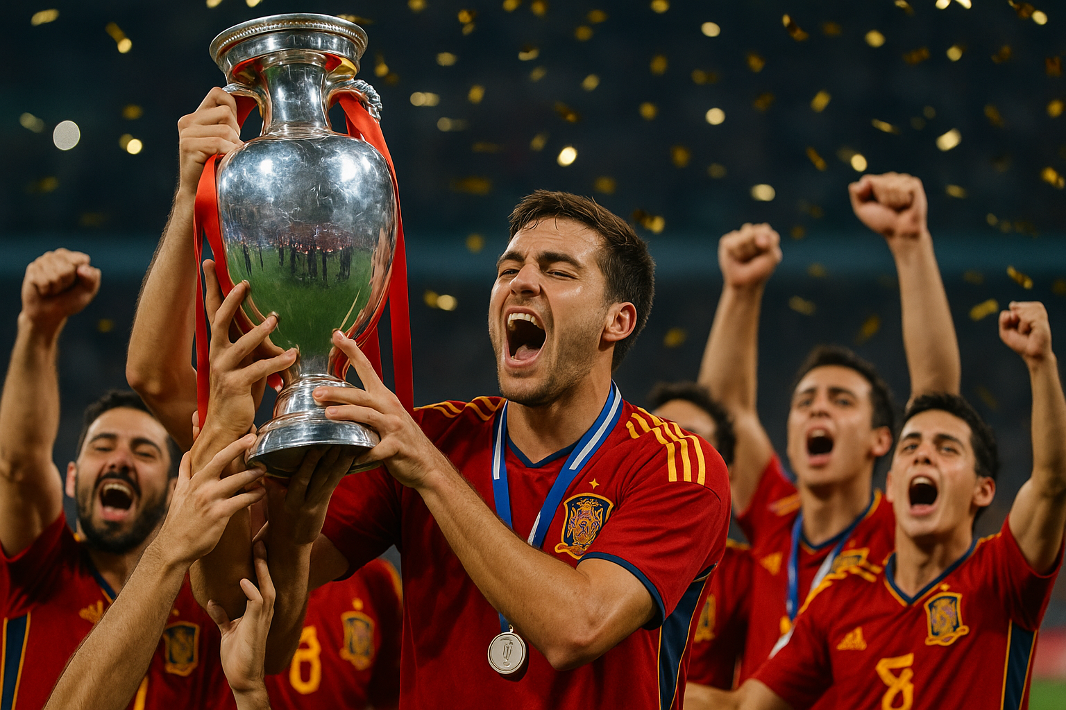 La Spagna punta al titolo europeo di calcio (2)