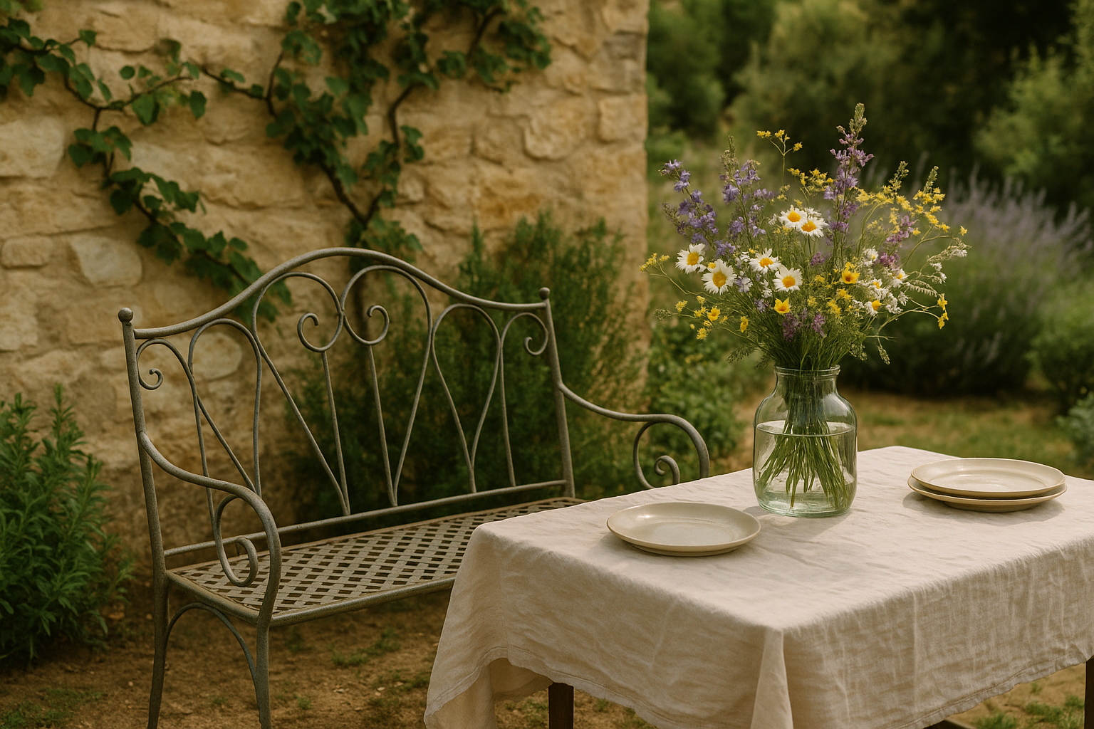Come trasformare il giardino in una tavola à la française (2)