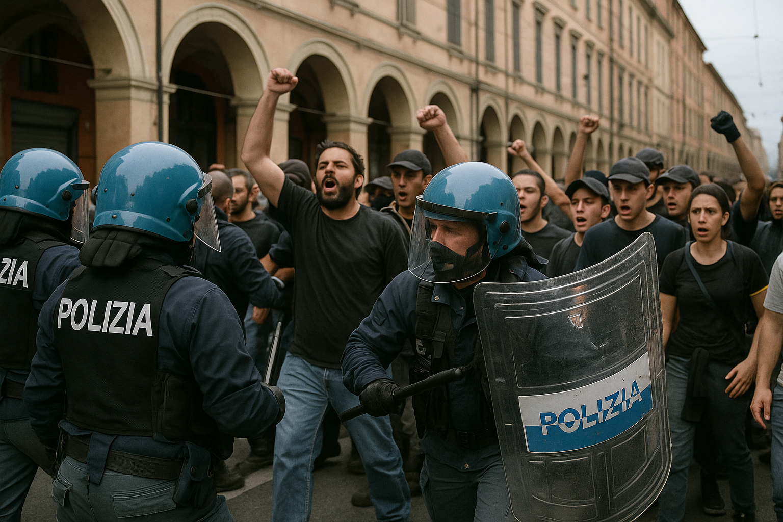 Scontri a Bologna dopo la morte di Abderrahim Fakir: 12 indagati, le accuse vanno da resistenza a danneggiamento