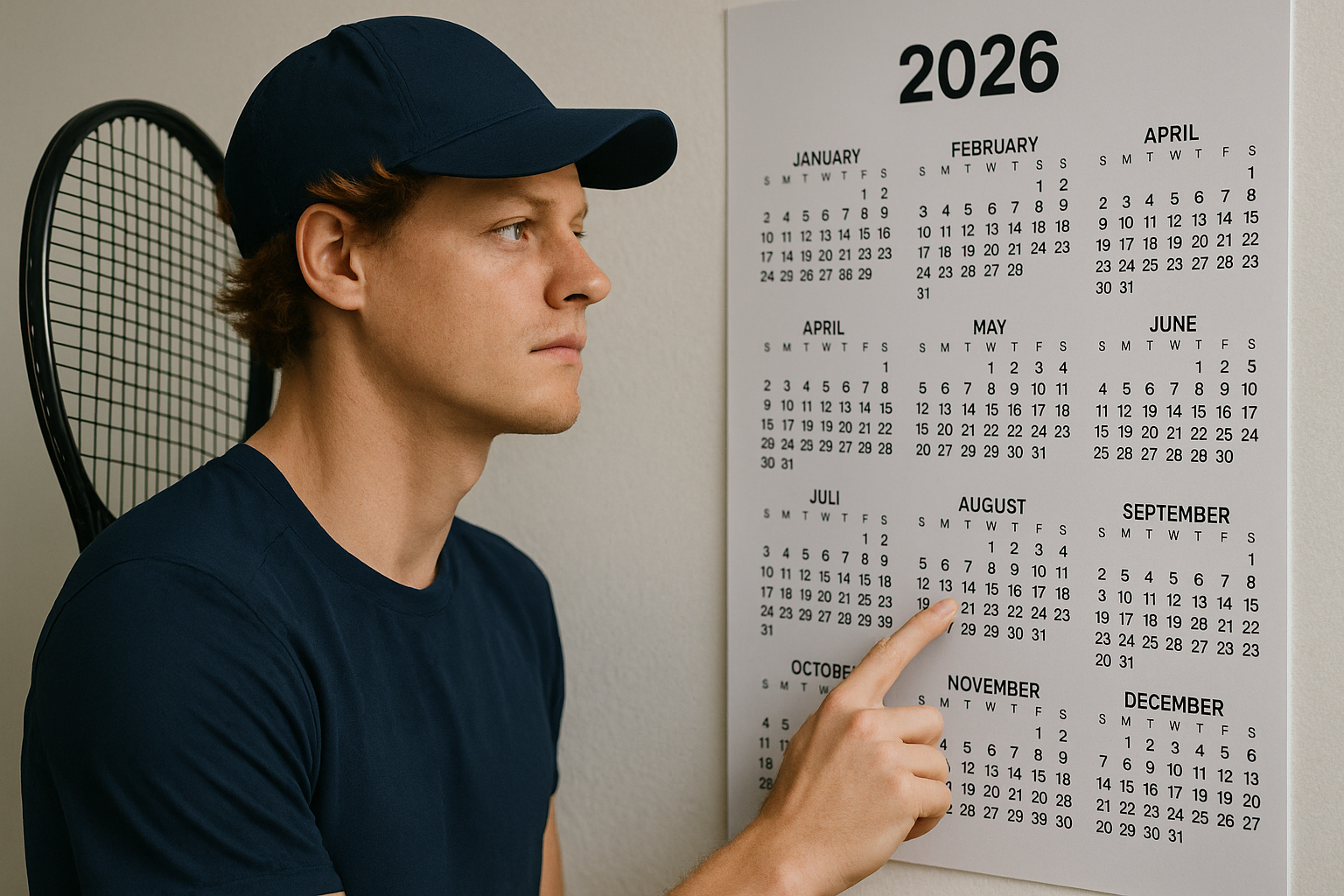 Jannik Sinner: calendario e sfide dei prossimi tornei