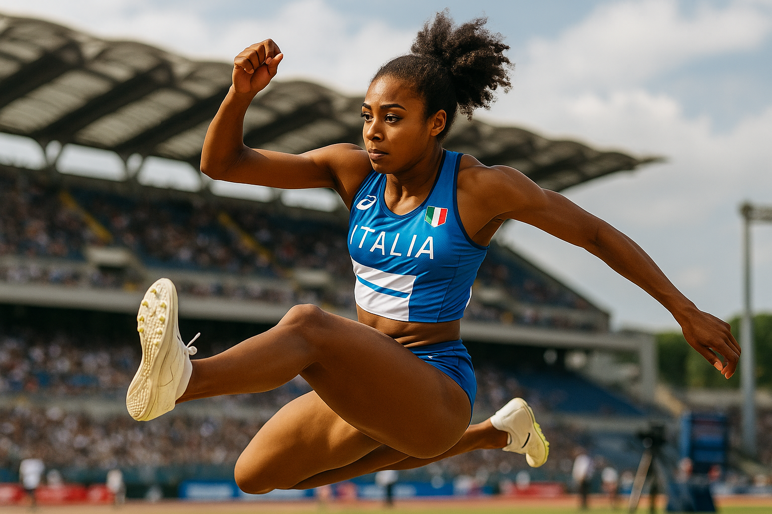 Larissa Iapichino batte il record di mamma Fiona May nel salto in lungo (2)