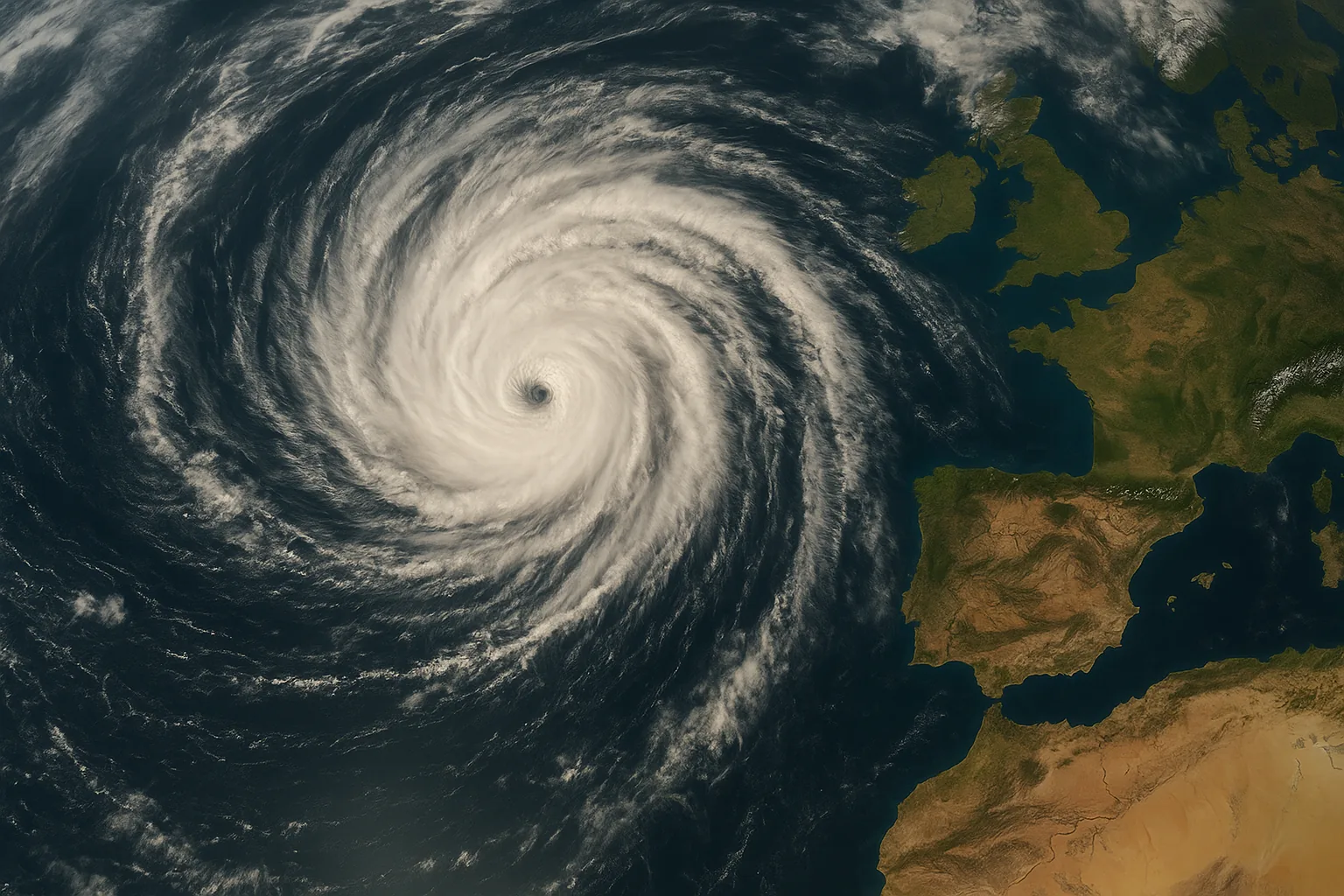 Tempesta tropicale 'Dolly' si avvicina all'Europa: anomalia meteorologica alle latitudini del Portogallo