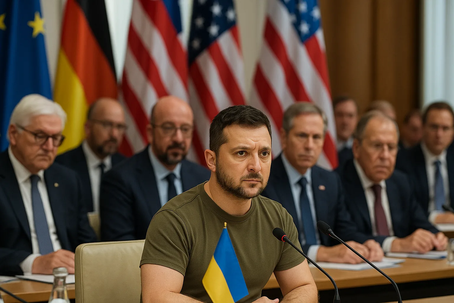 Kiev, il vertice dei Volenterosi: Zelensky presenta un piano di pace in 3 punti e chiede aiuti