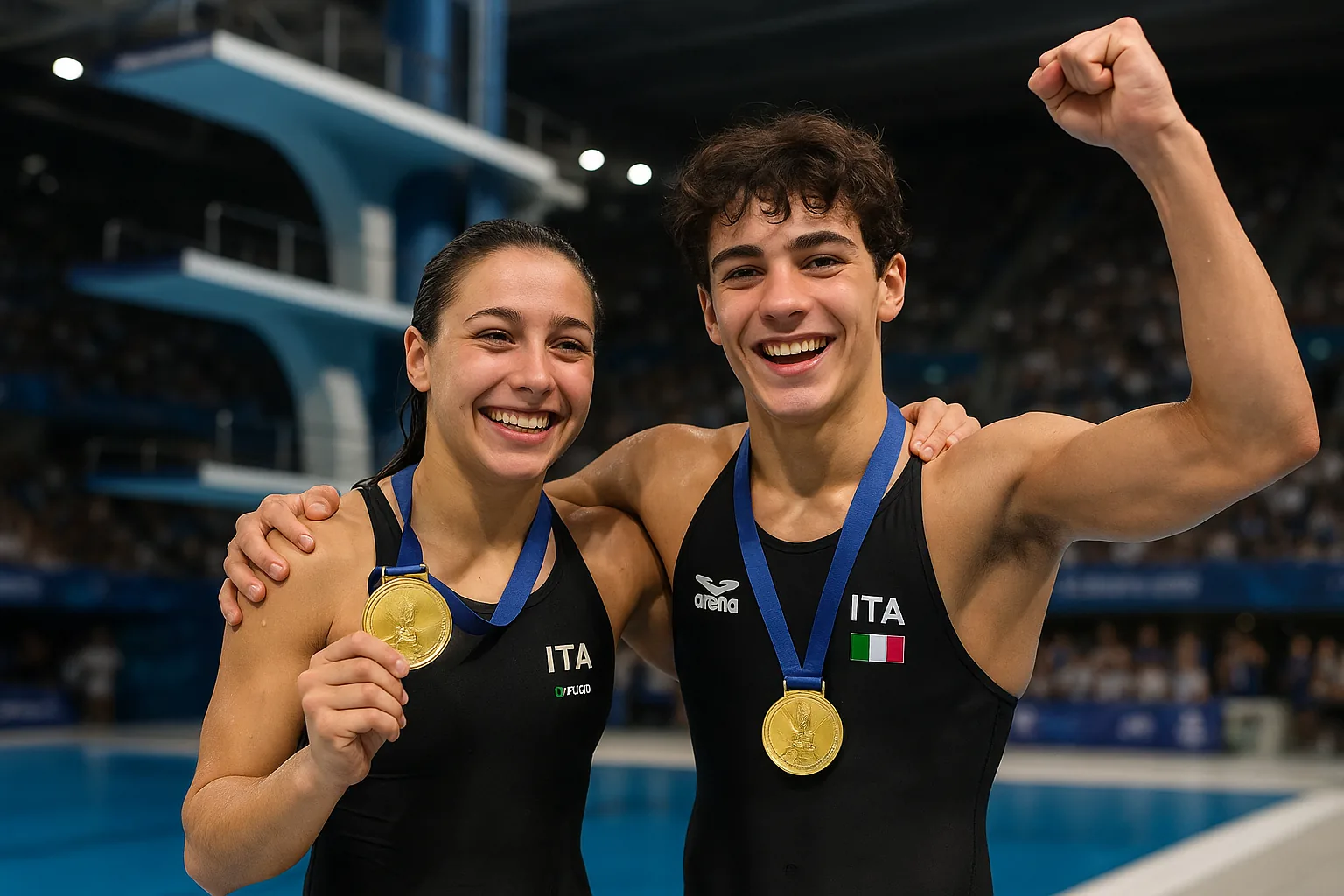 Pellacani e Santoro, oro europeo nel tuffo sincro: il trionfo di due amici d'infanzia