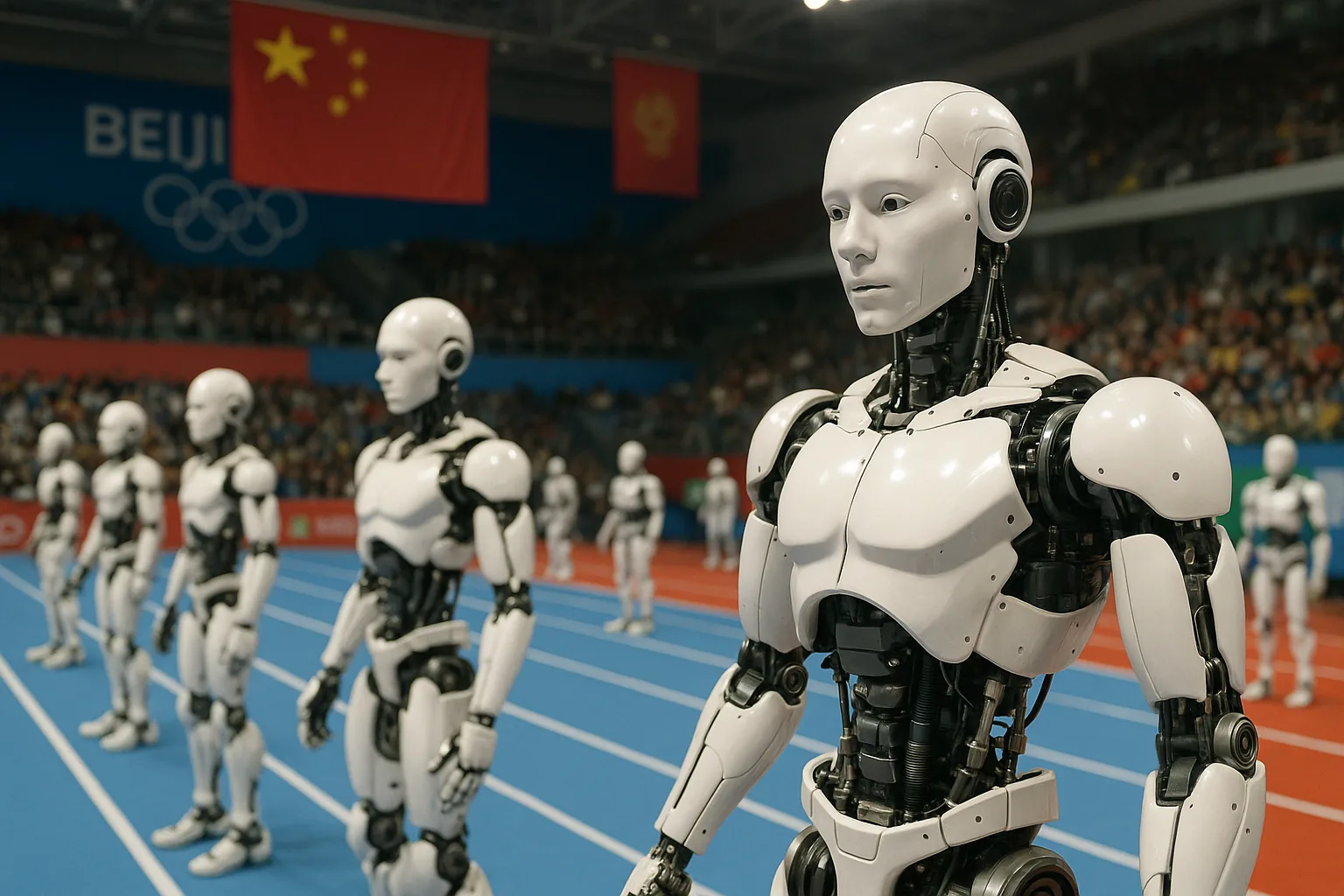 Olimpiadi degli umanoidi a Pechino: 2mila robot da 16 Paesi in 51 discipline, l'Italia presente