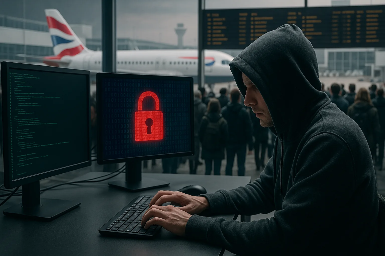 Attacco hacker a tre aeroporti britannici: rubati i dati di 8 milioni di passeggeri
