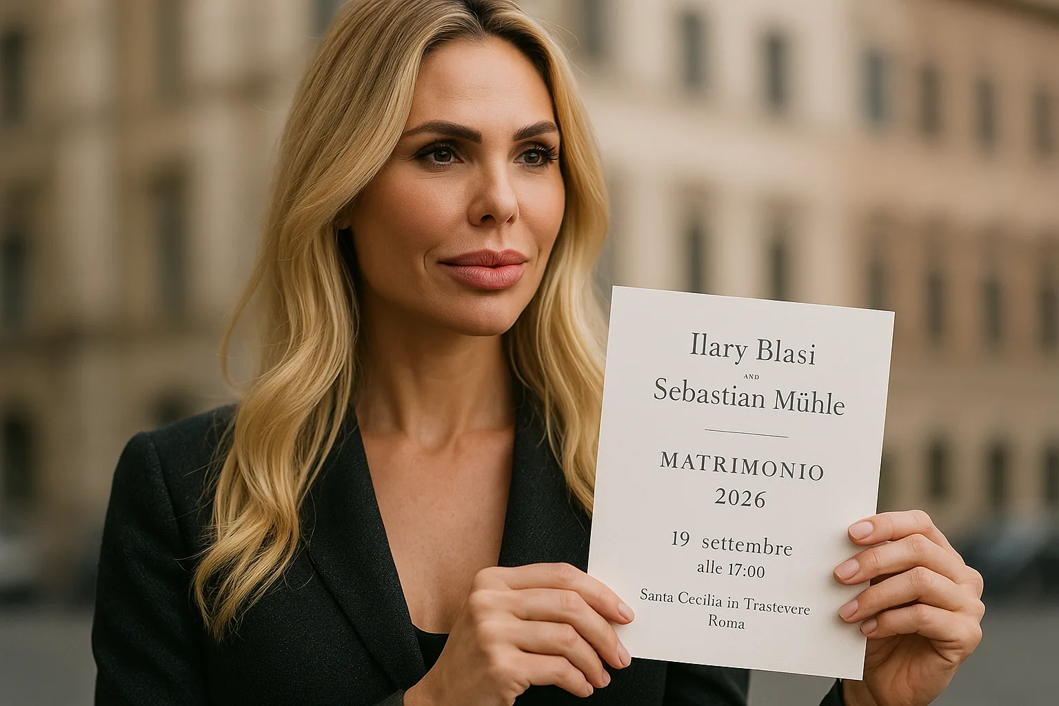 Ilary Blasi sposa Bastian Muller: confermata la data, consegnati gli inviti