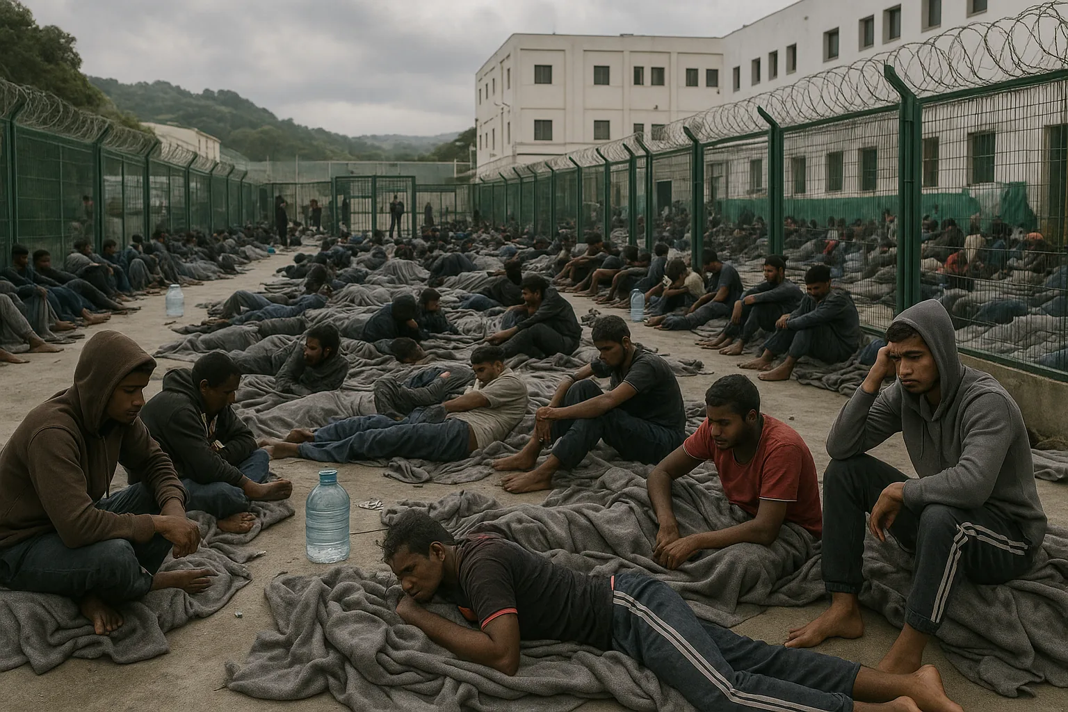 Ceuta in crisi: 734 migranti nel Ceti senza acqua né aiuti, il governo spagnolo sotto pressione