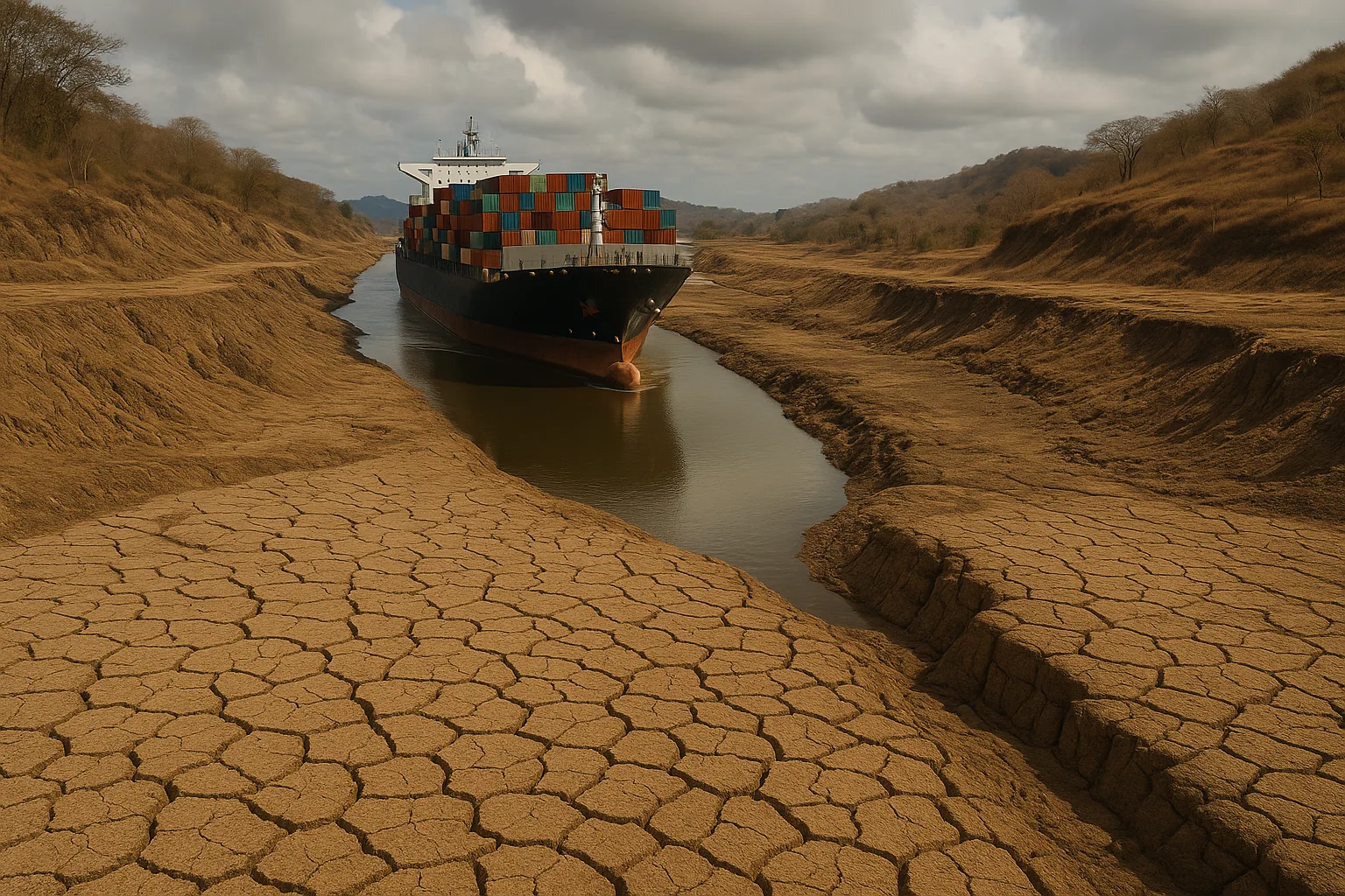 Il canale di Panama paralizzato dalla siccità: El Niño blocca il commercio mondiale