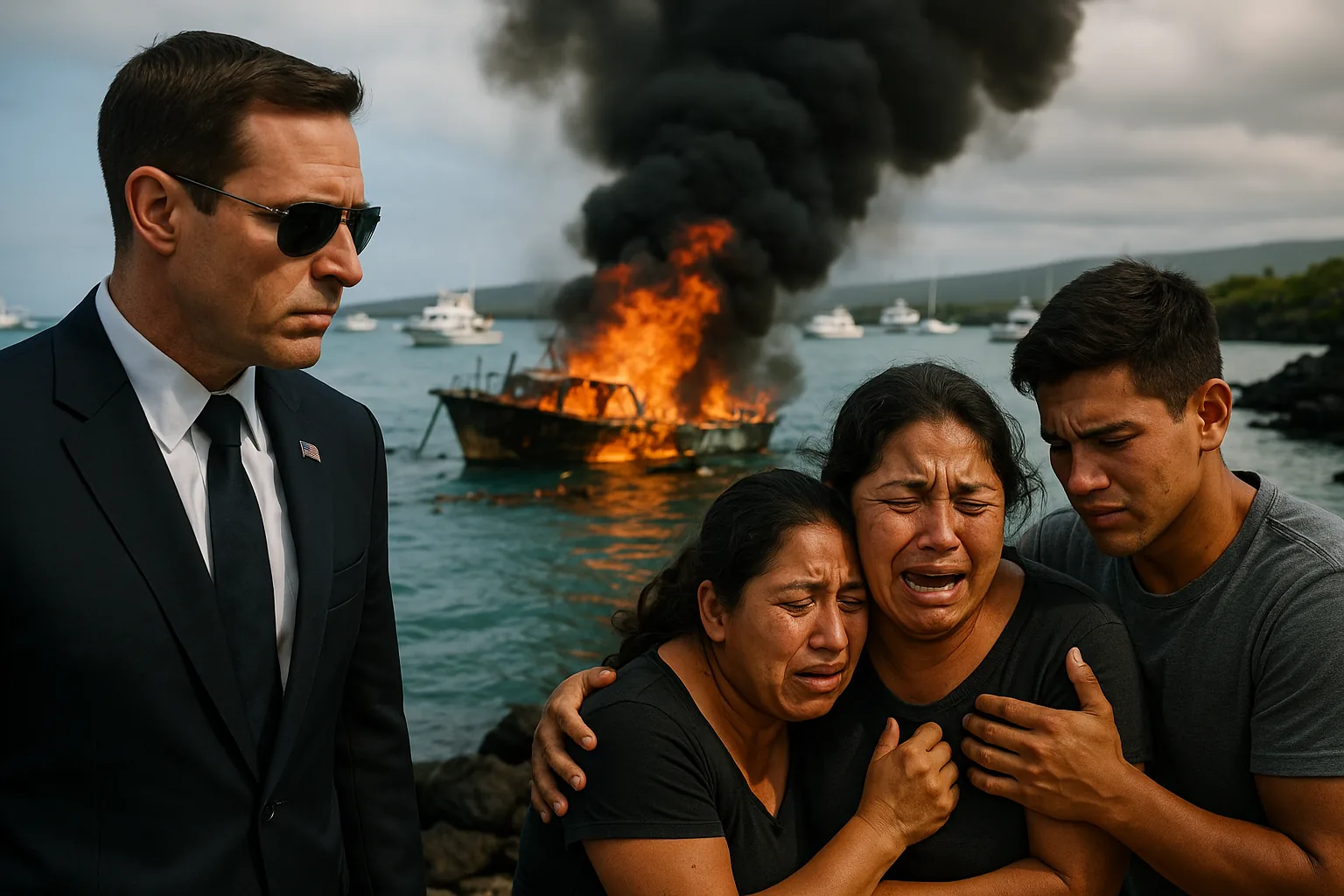 Operazioni segrete Cia alle Galápagos: barche esplose contro i narcos, otto morti e famiglie accusano