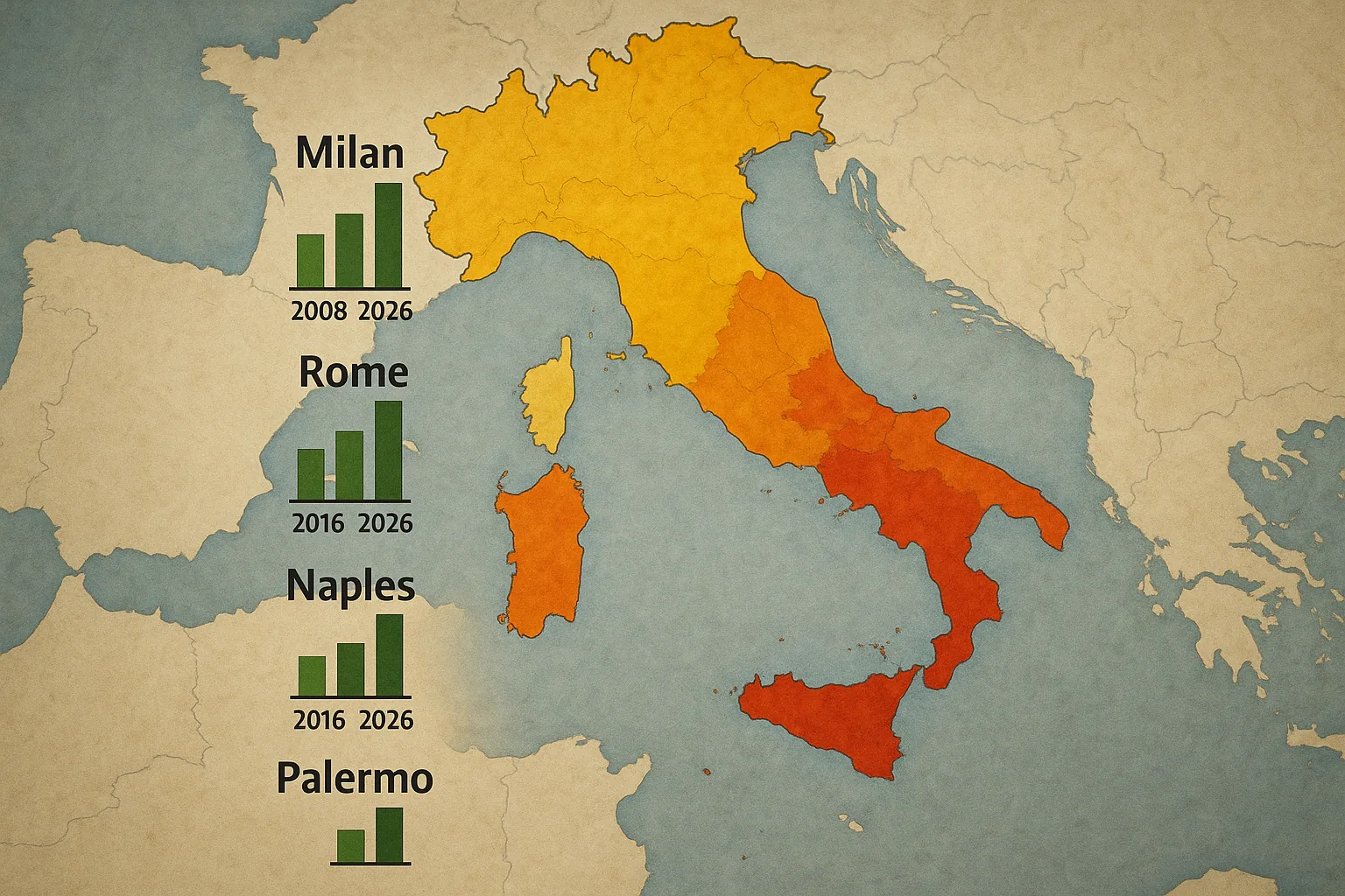L'Italia non si raffredda più: 50 notti tropicali su 52 nelle grandi città