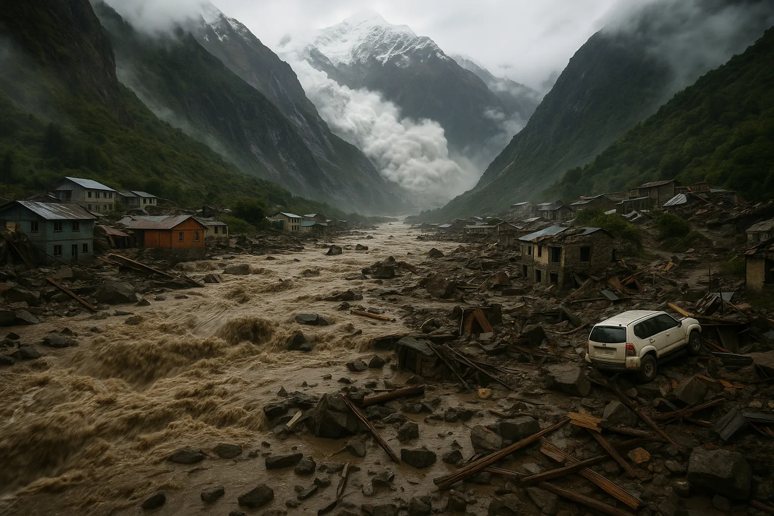 Nepal, la catastrofe dell'alluvione: almeno 100 morti, 500 dispersi e due italiani evacuati