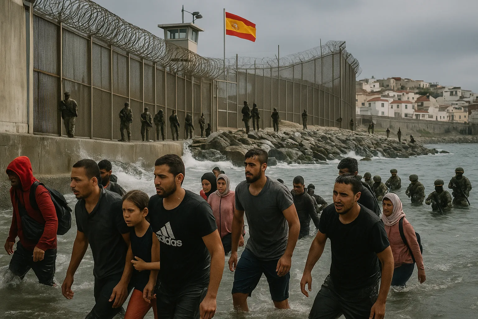 Ceuta, il caos migranti spacca l'Europa: Meloni vs Sánchez e il braccio di ferro su Schengen (2)