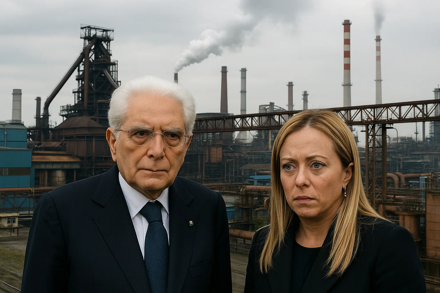 Ilva di Taranto, Mattarella e Meloni: l'acciaieria diventa impegno nazionale