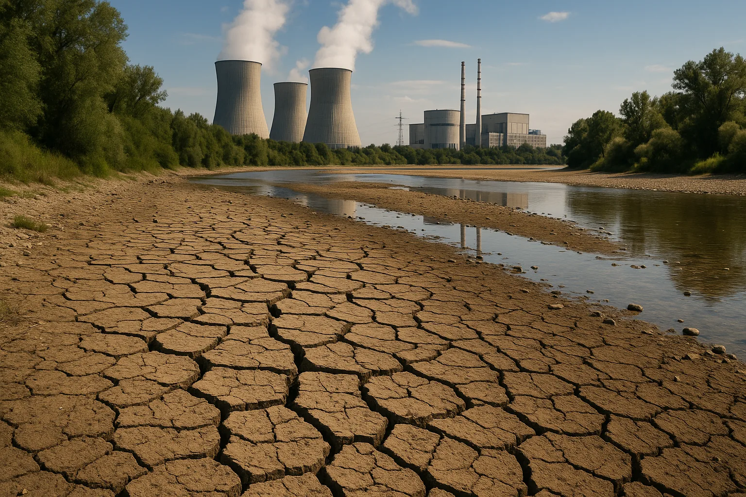 Crisi idrica in Europa: il Danubio in secca spegne il nucleare in Romania e Ungheria (2)