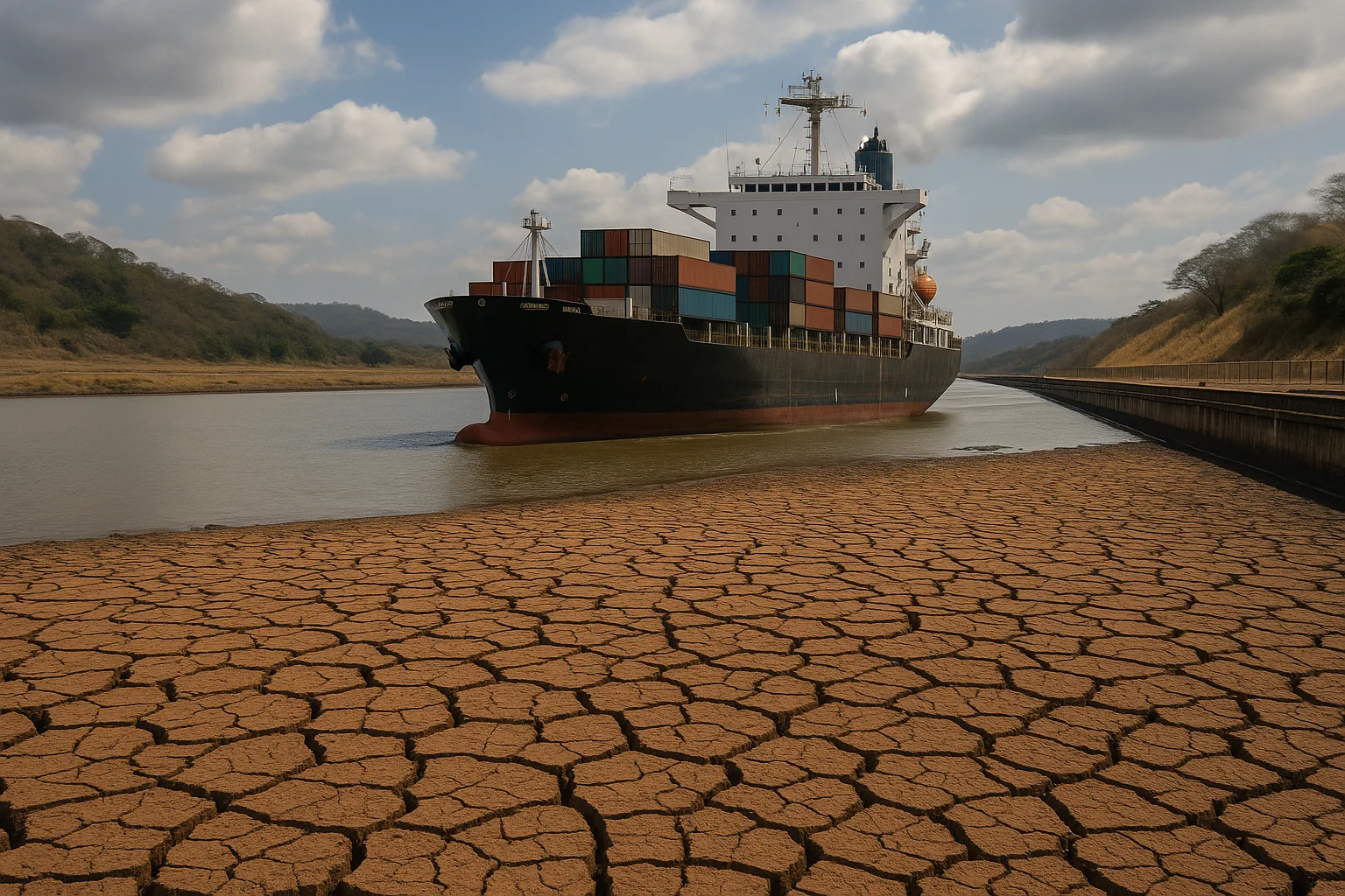 Il canale di Panama paralizzato dalla siccità: El Niño blocca il commercio mondiale (2)