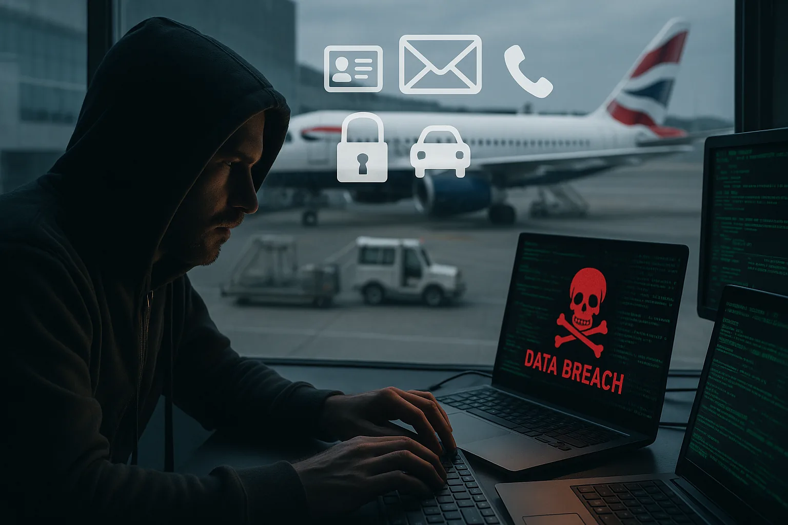 Cyberattacco ai tre aeroporti britannici: 9 milioni di passeggeri esposti, gli hacker chiedono riscatto