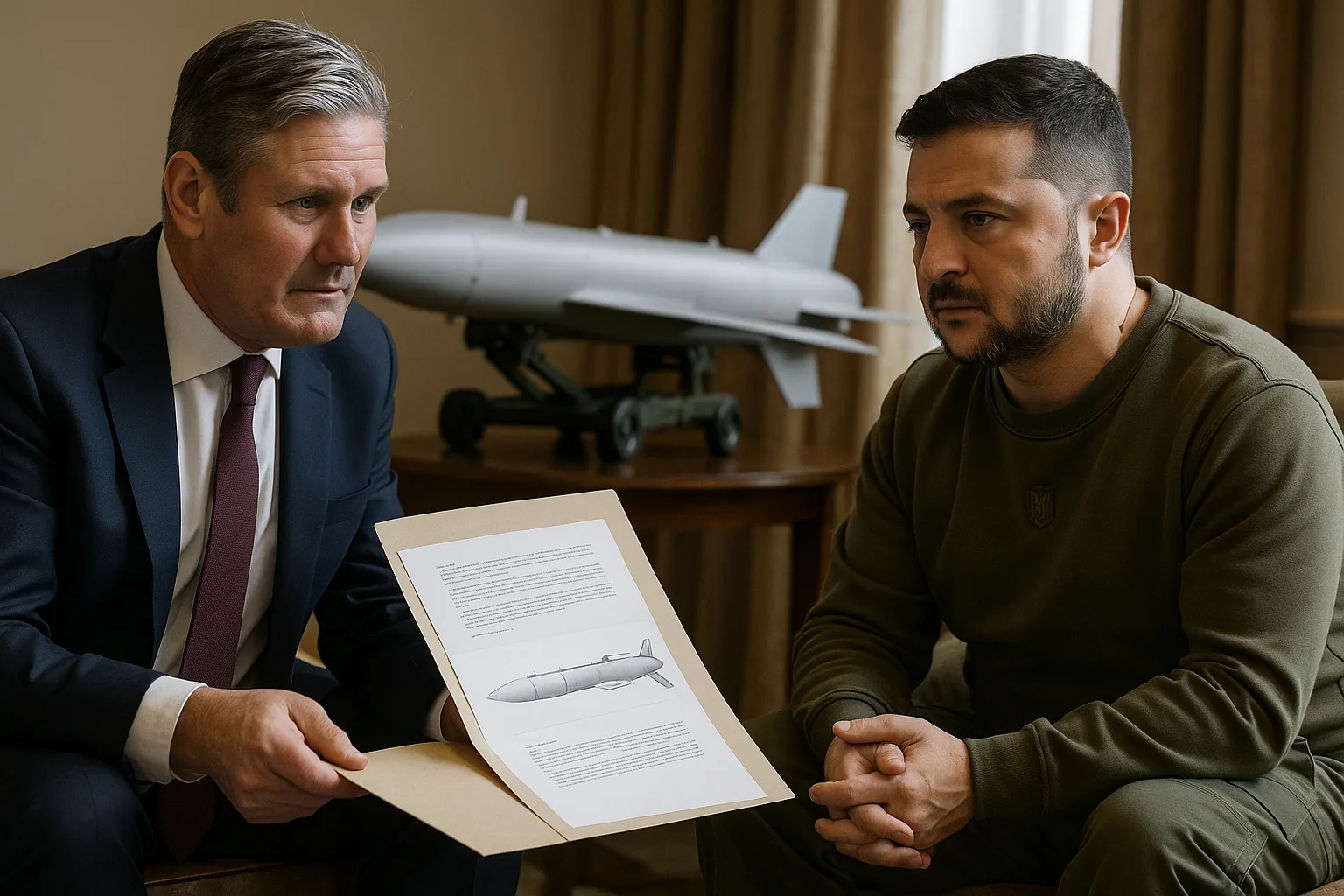 Burnham a Kiev: Regno Unito e Francia autorizzano l'Ucraina a produrre missili Storm Shadow
