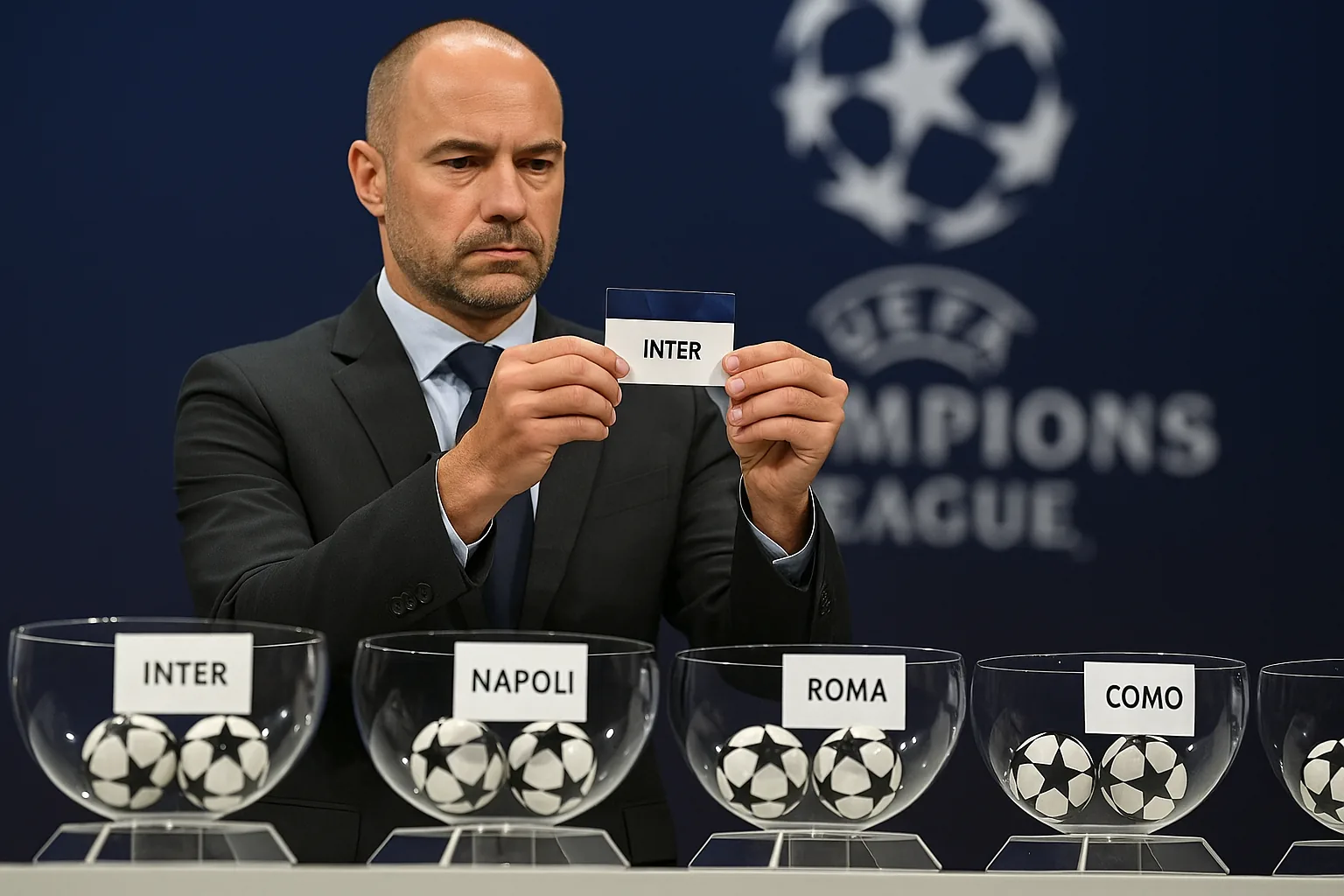 Champions League 2026: Inter con Real e Liverpool, Roma con Psg e Mourinho, Napoli con City e Arsenal