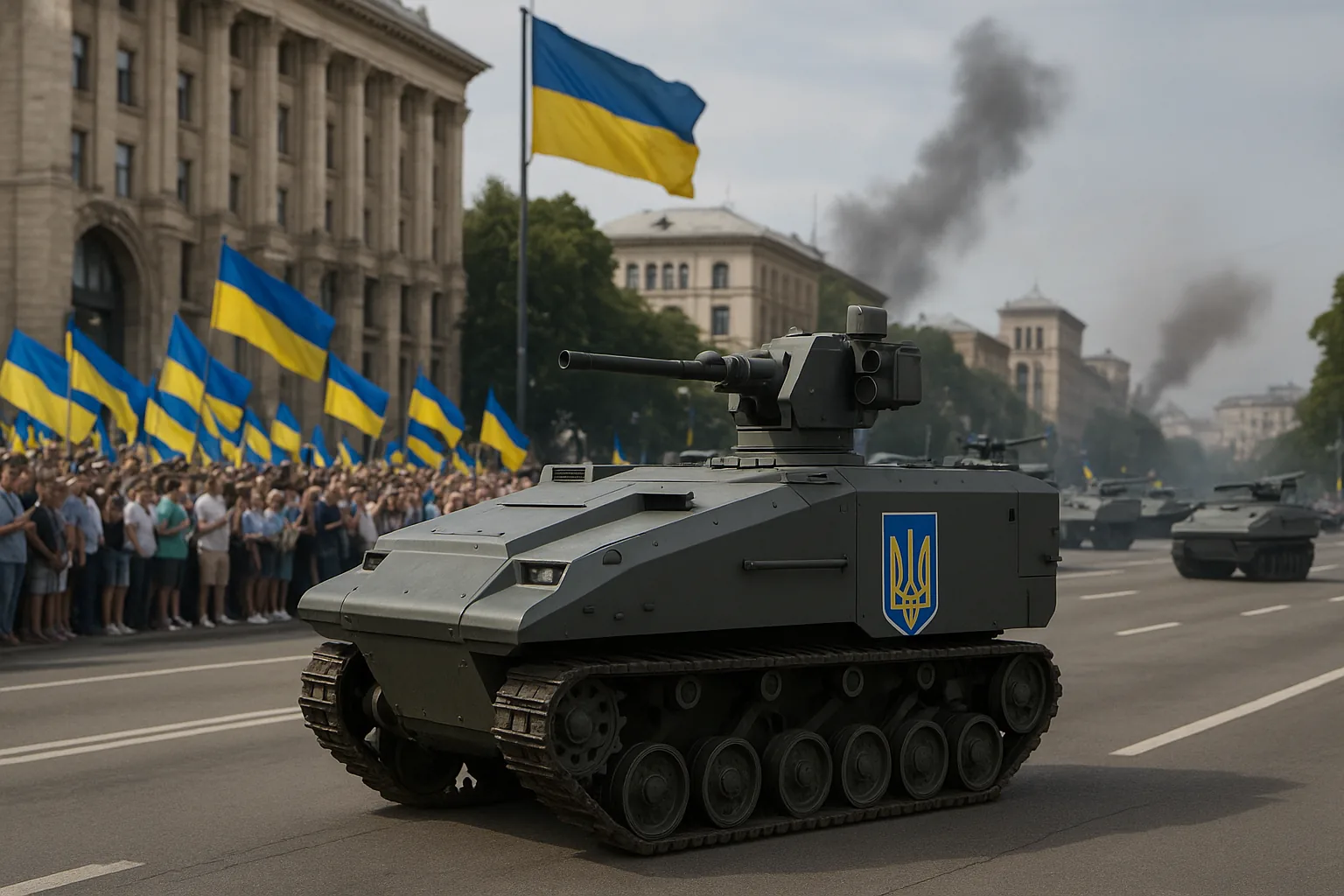 Zelensky celebra l'indipendenza ucraina sotto i droni russi: il 35esimo anniversario di Kiev