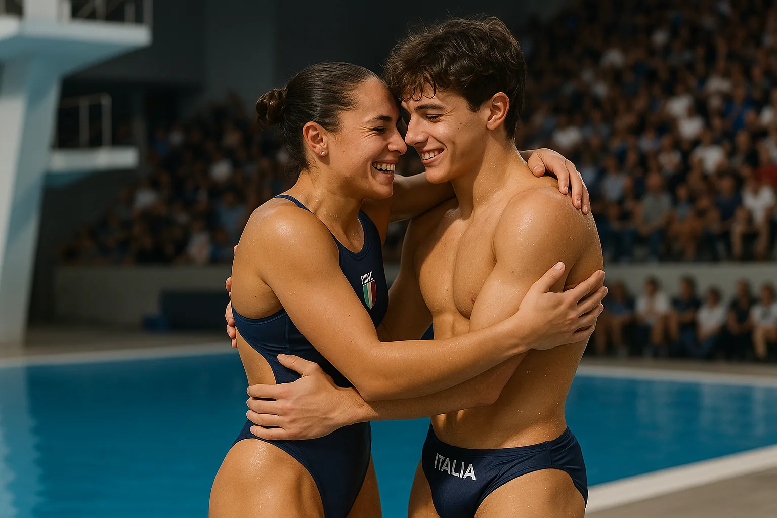 Pellacani e Santoro, oro europeo nel tuffo sincro: il trionfo di due amici d'infanzia (2)
