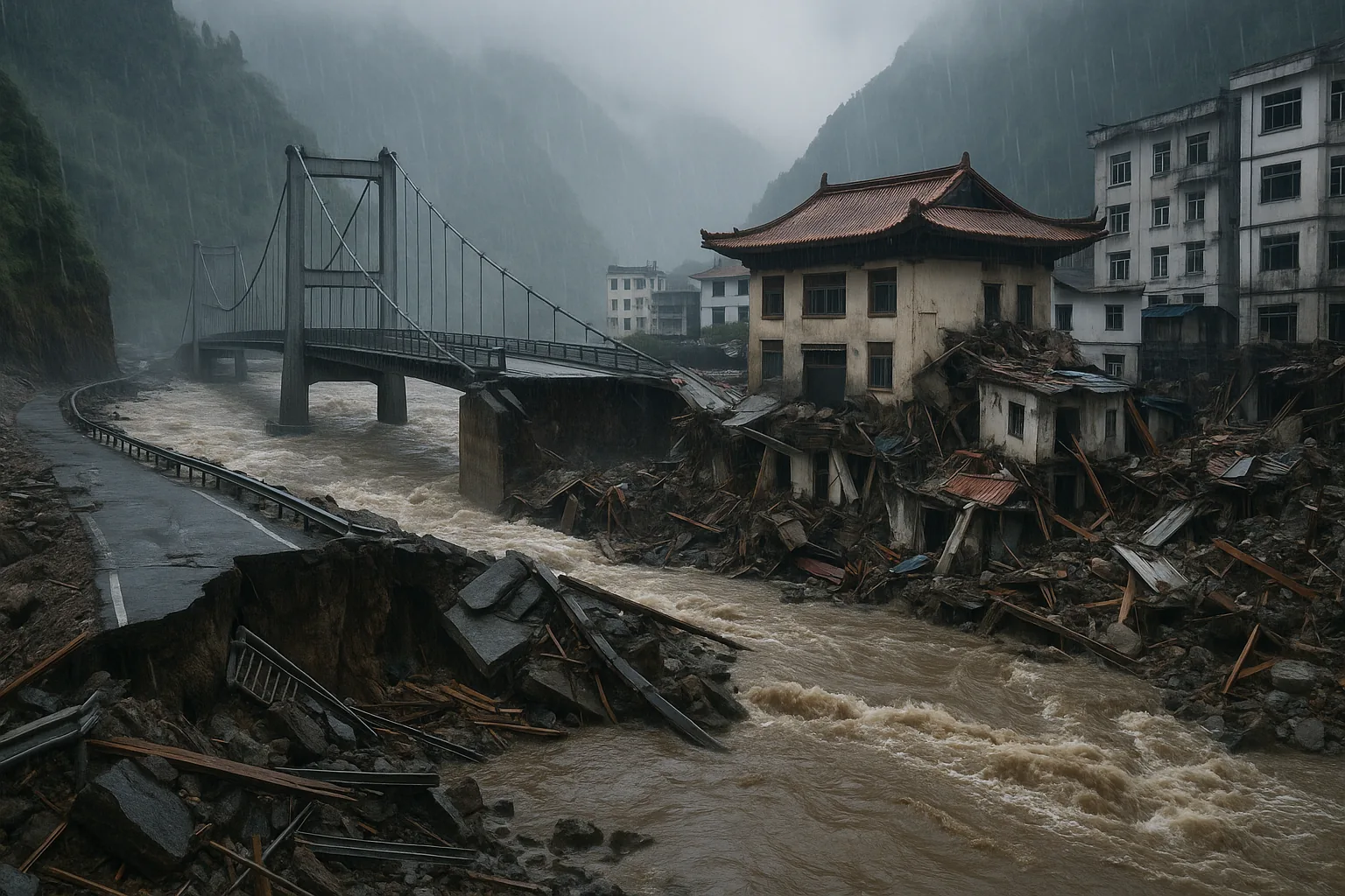 Alluvioni in Nepal: la Via della Seta cinese sull'Himalaya devastata, Gyirong isolato