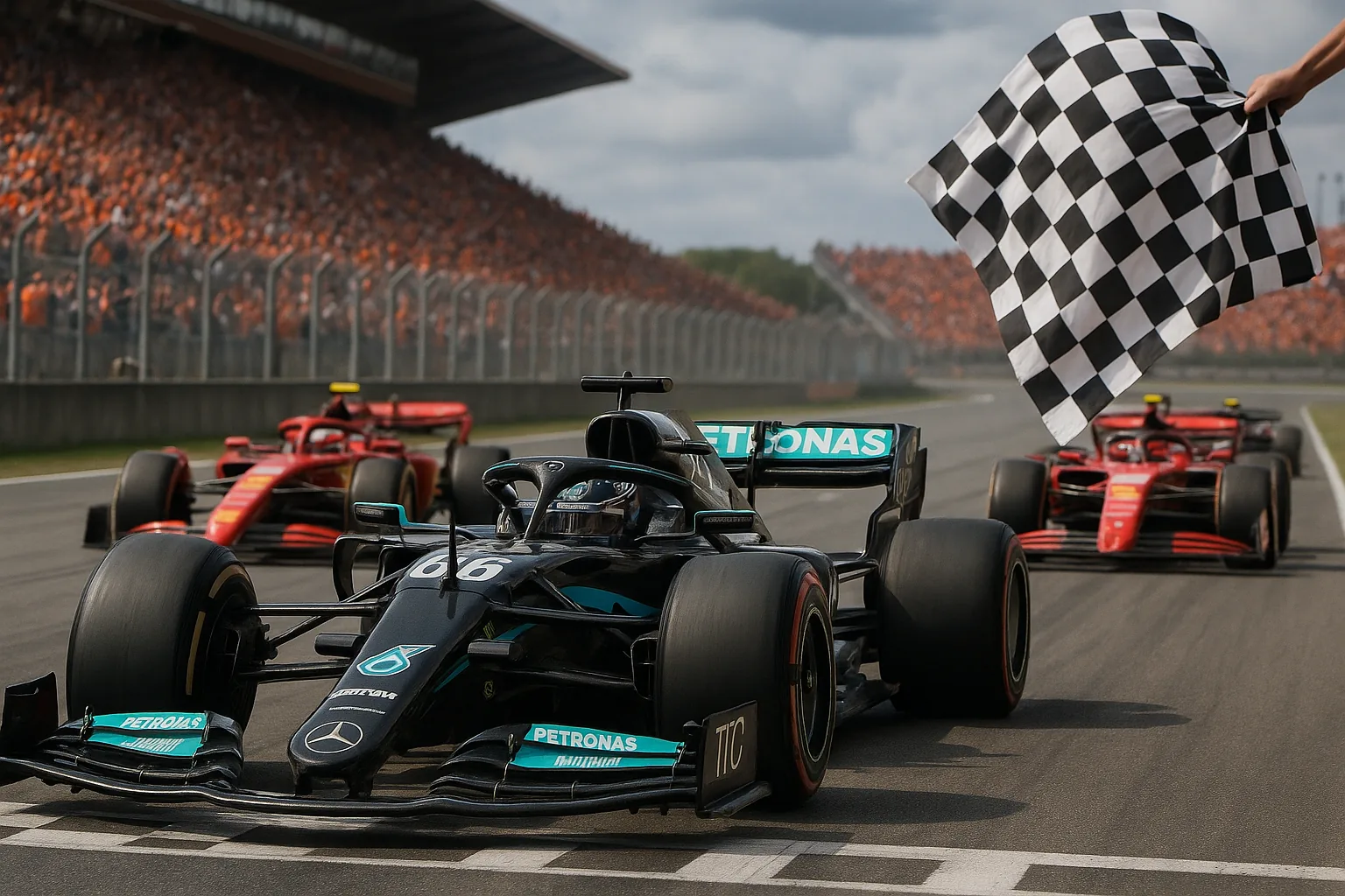 Gran Premio d'Olanda 2026: Russell domina la Sprint, Leclerc insegue