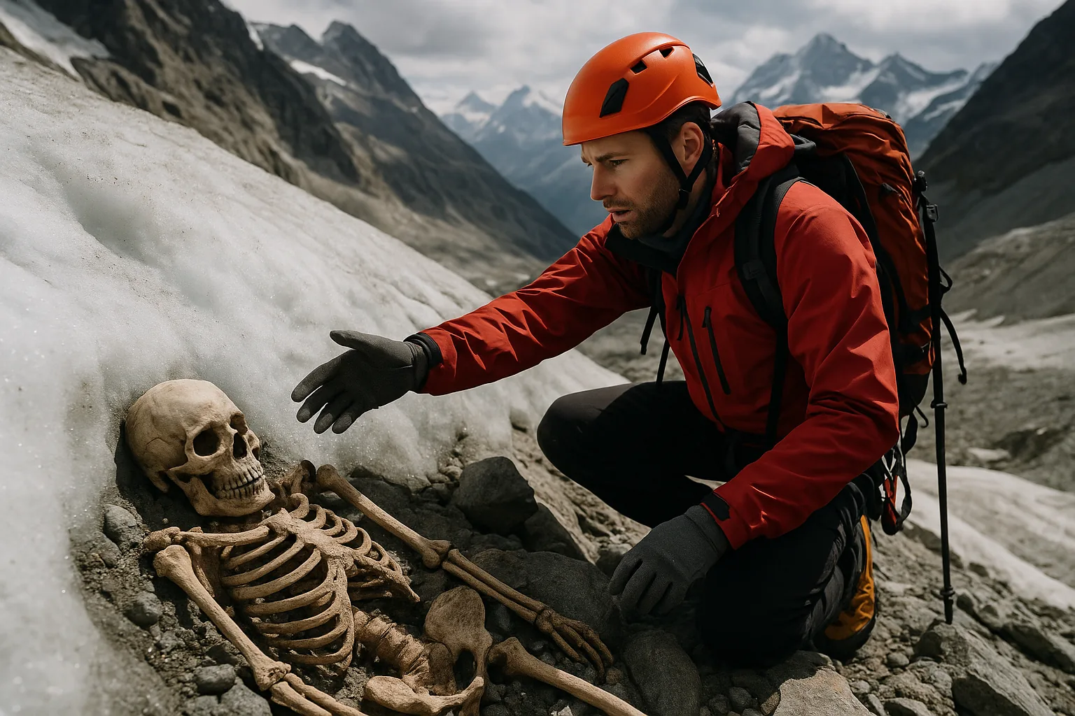 Cadaveri di alpinisti belgi affiorano dai ghiacciai dopo 34 anni: il ritrovamento sulle Alpi (2)
