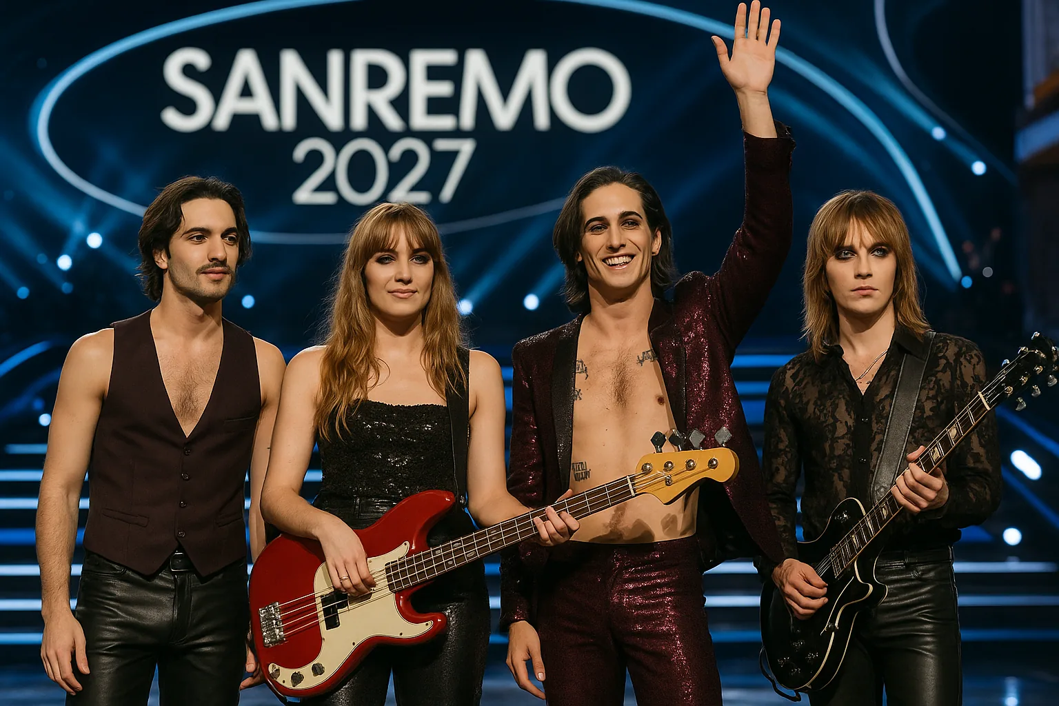 Sanremo 2027, Stefano De Martino annuncia il colpaccio: i Måneskin tornano insieme (2)