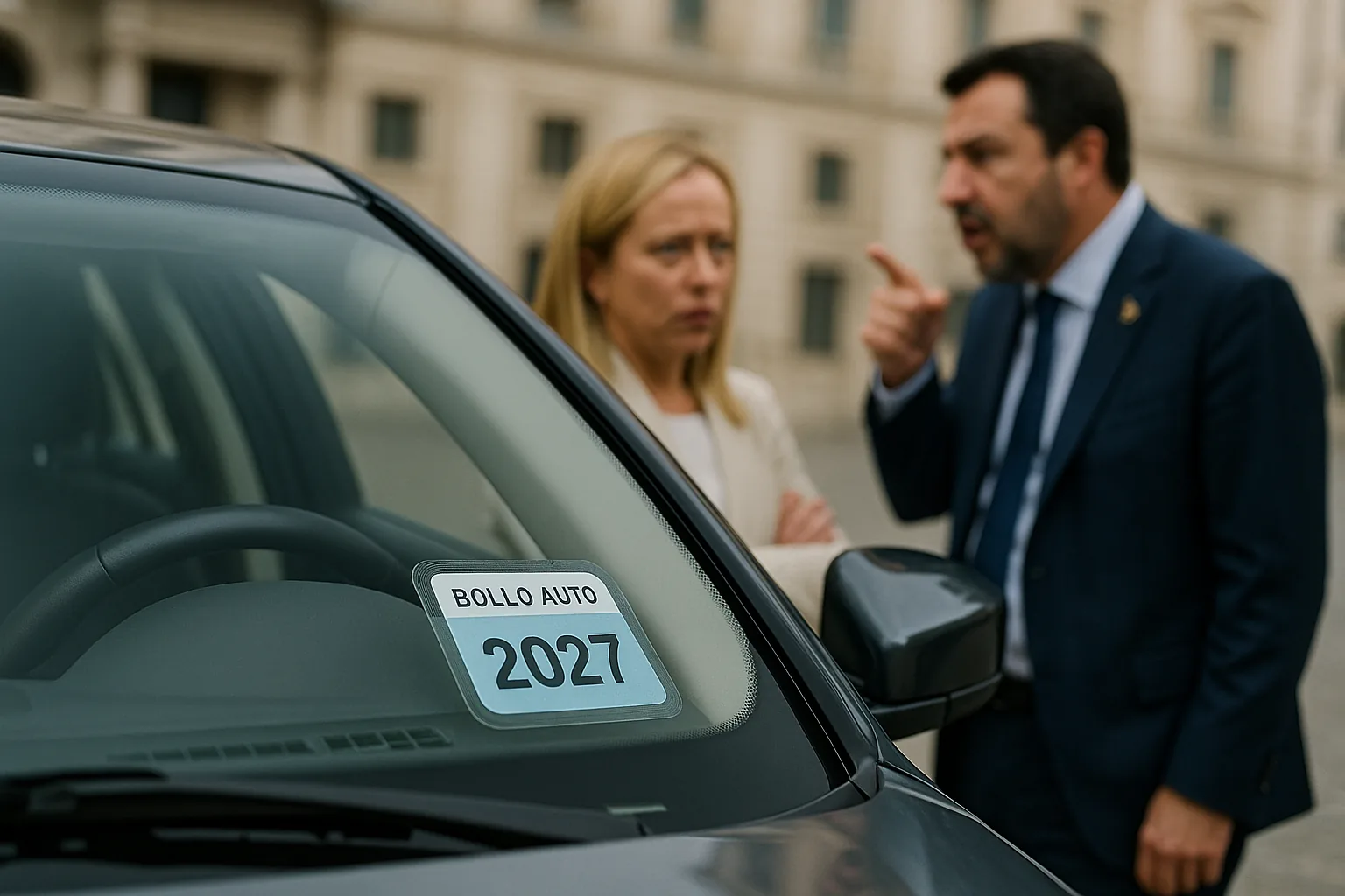 Bollo auto sospeso nel 2027: cosa cambia davvero e il duello Meloni-Renzi (2)