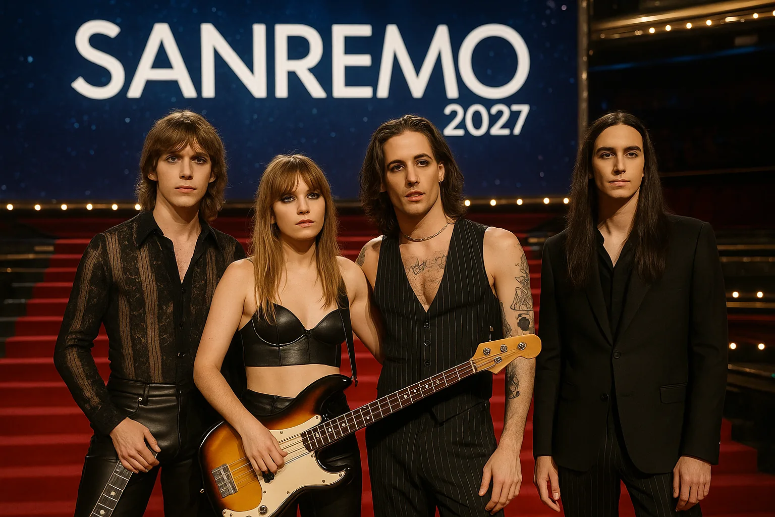 Sanremo 2027, Stefano De Martino annuncia il colpaccio: i Måneskin tornano insieme