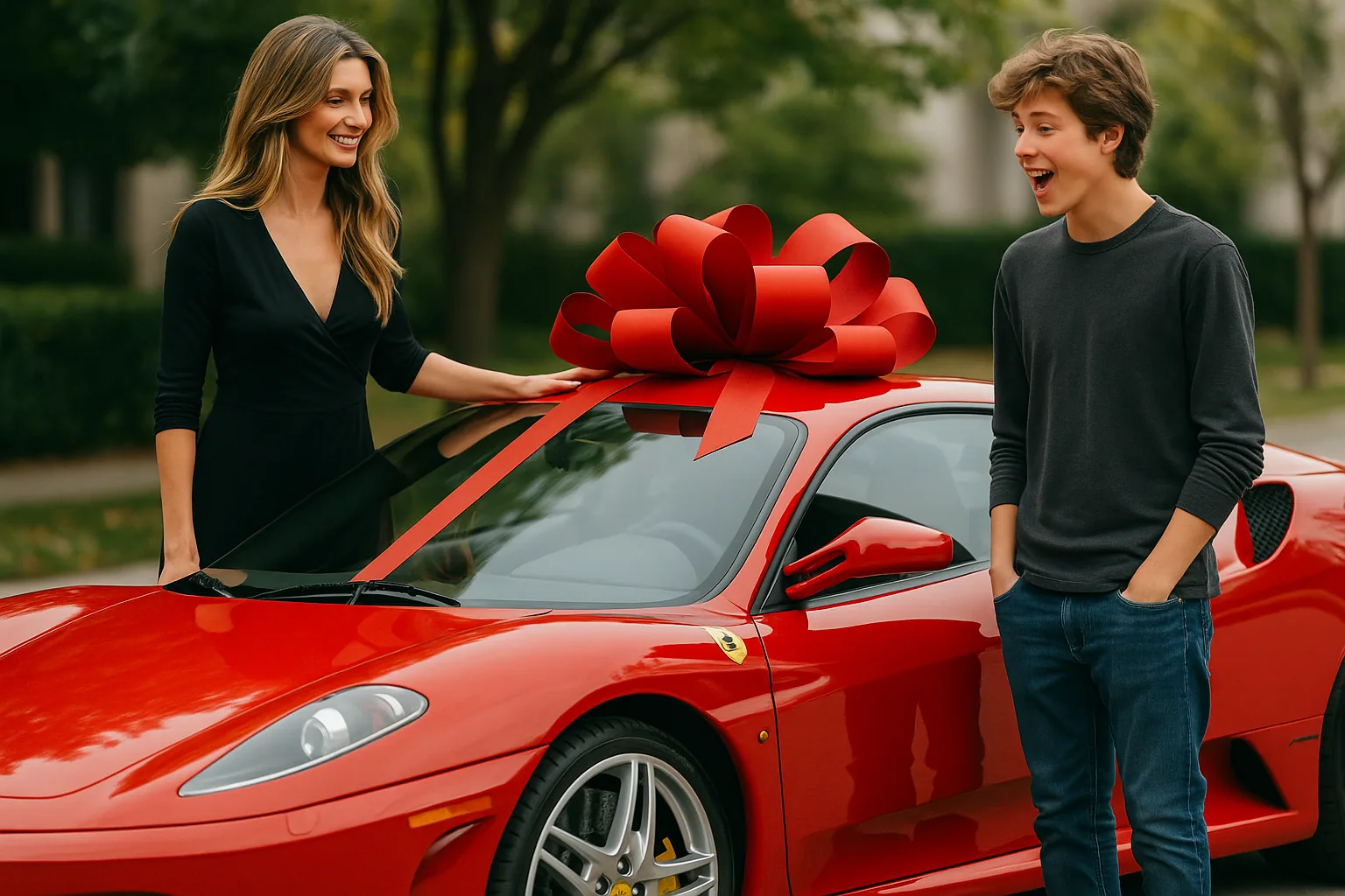 Heidi Klum regala una Ferrari al figlio Henry per i 21 anni: i regali più esagerati delle star ai figli