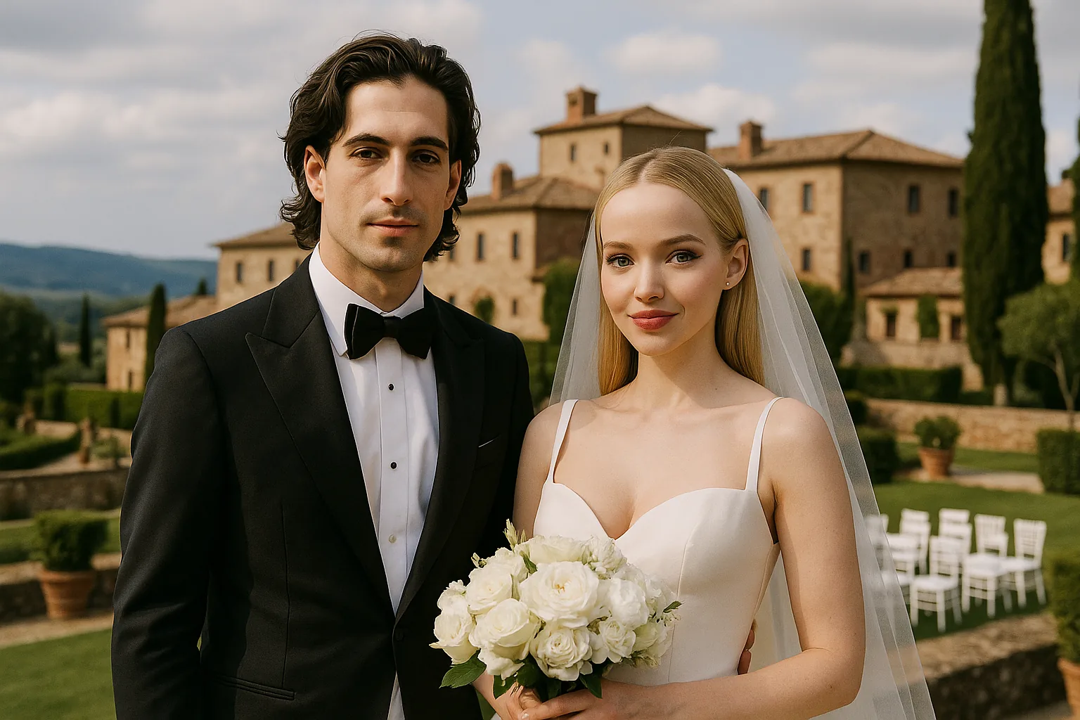 Damiano David e Dove Cameron sposi in Toscana: le nozze del 25 settembre a Castiglion del Bosco
