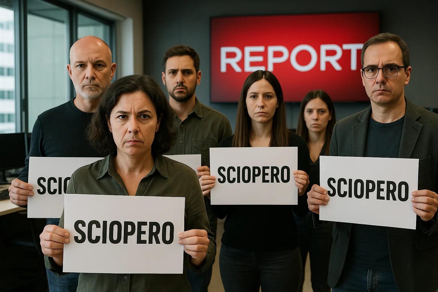 Report in stato di agitazione: i giornalisti minacciano lo sciopero contro la sostituzione di Ranucci (2)