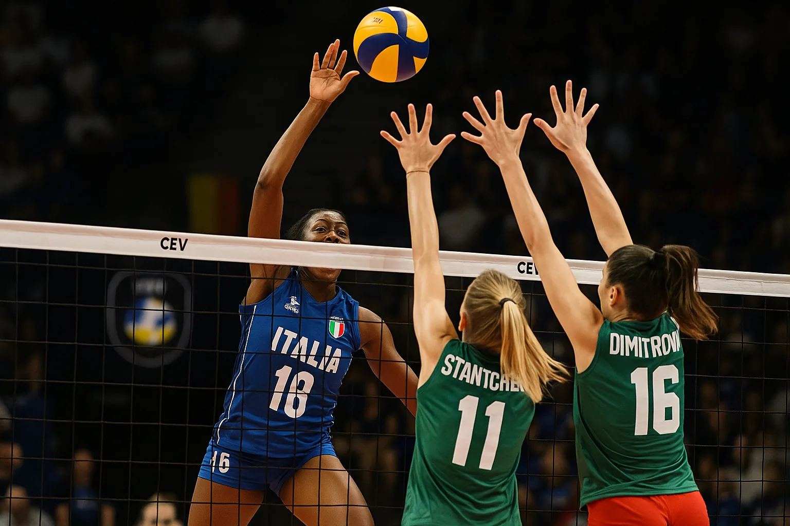 Europei di volley femminile, l'Italia di Velasco travolge la Bulgaria 3-0 e vola ai quarti (2)