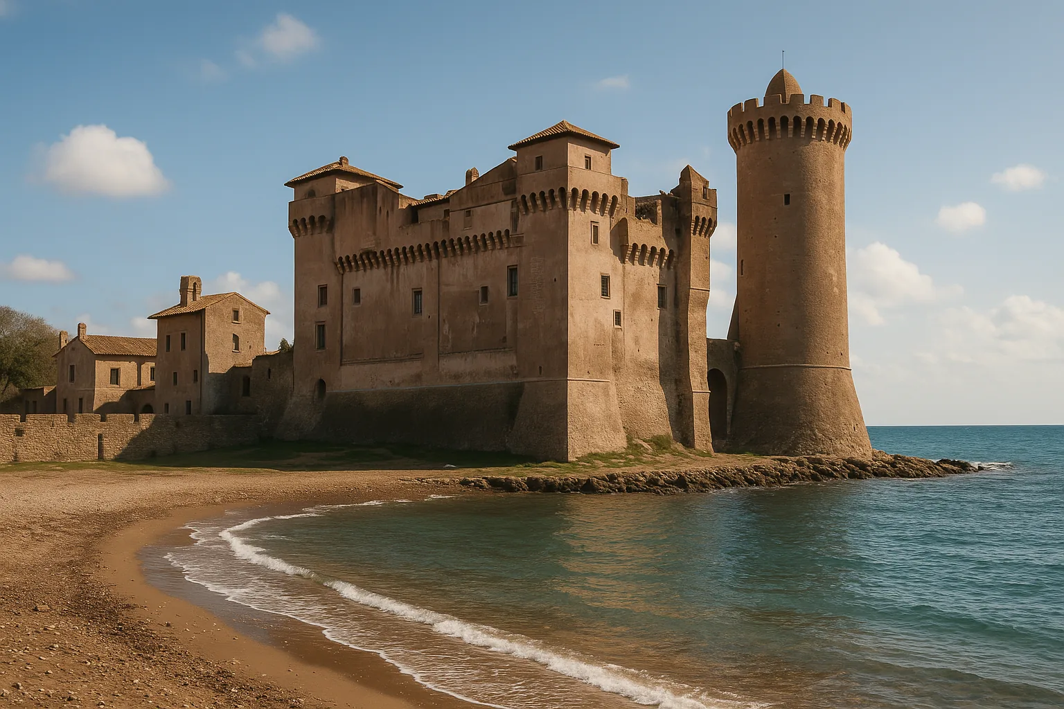 Castello di Santa Severa: il maniero medievale laziale baciato dal mare