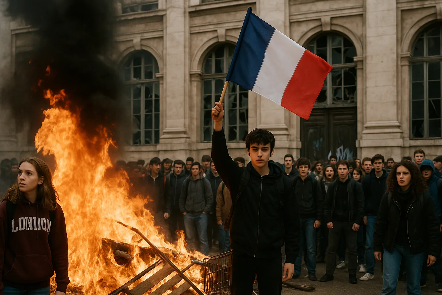 Insegnante cosparso di benzina e aggredito in Francia: fermato 16enne, 400-500 licei chiudono lunedì (2)