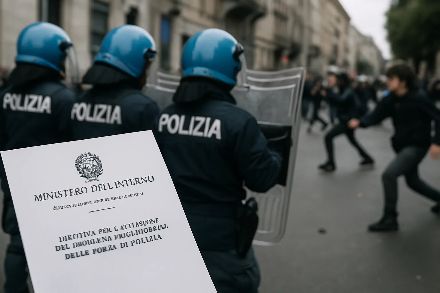 Scontri a Milano, la direttiva del Viminale che spiega i protocolli di intervento della polizia