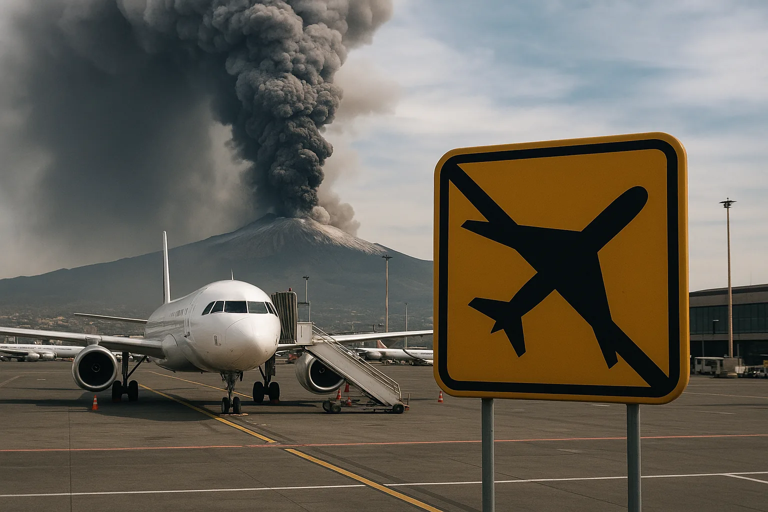 Aeroporto di Catania bloccato dall'Etna: chiusura fino al 28 settembre