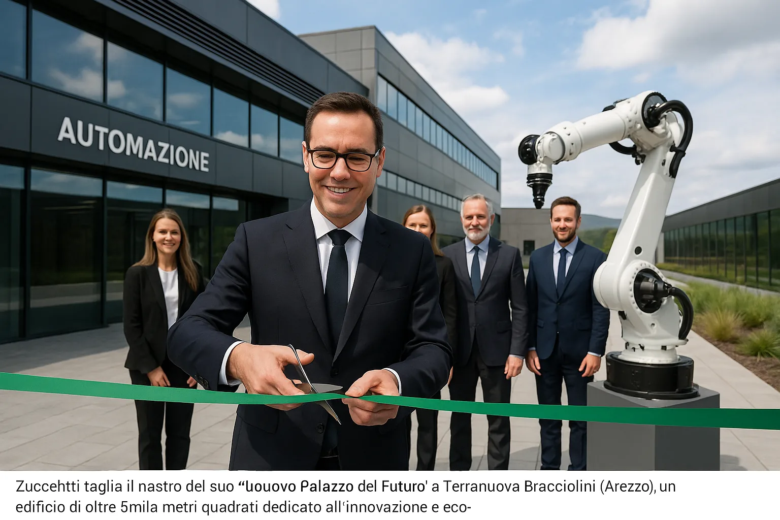 Zucchetti inaugura il Palazzo del Futuro: robotica e automazione industriale a Terranuova Bracciolini