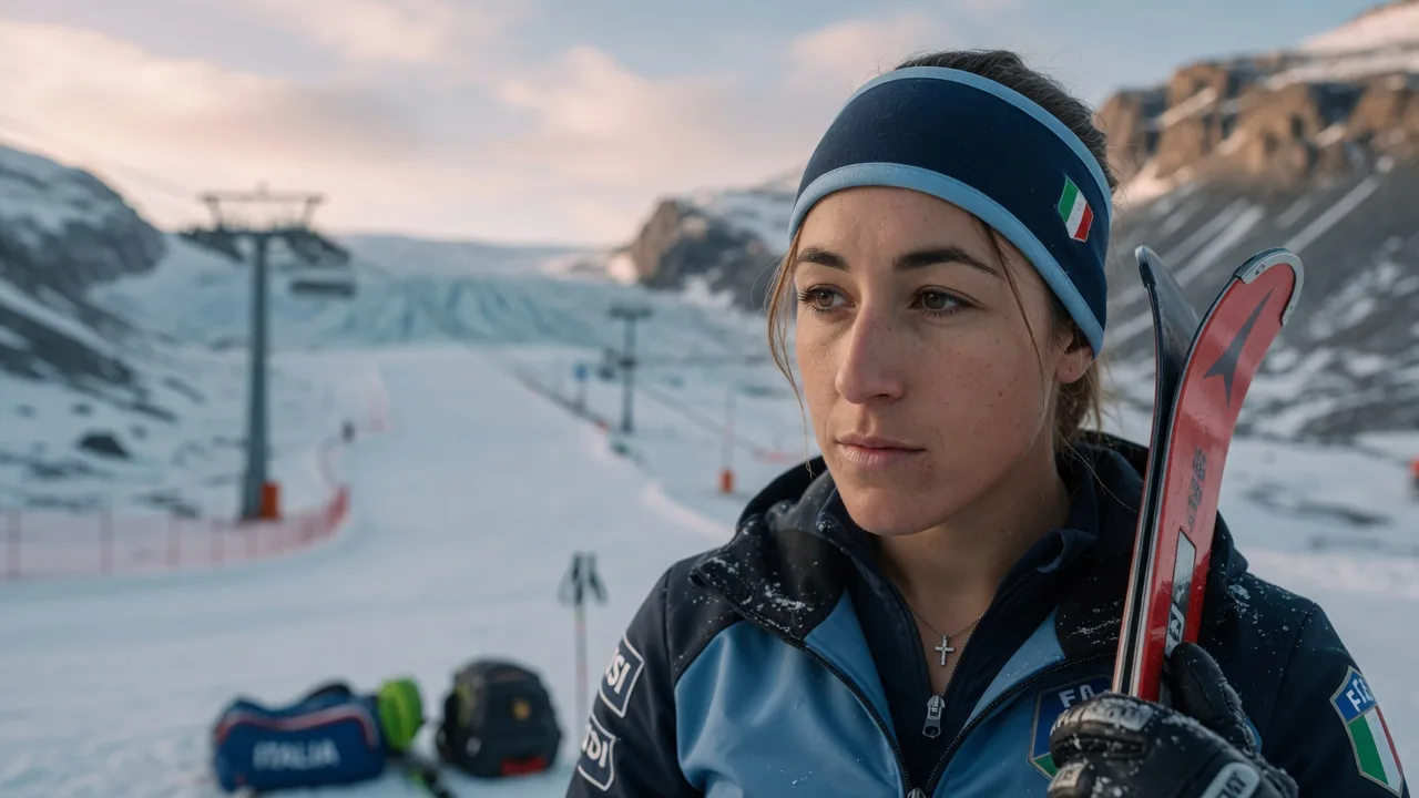 Sofia Goggia torna agli sci allo Stelvio: "Viva la vita così com'è"