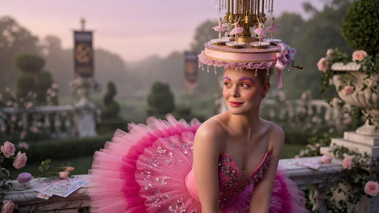 Elle Fanning trasformata in Effie Trinket per Hunger Games: l'evento di Londra