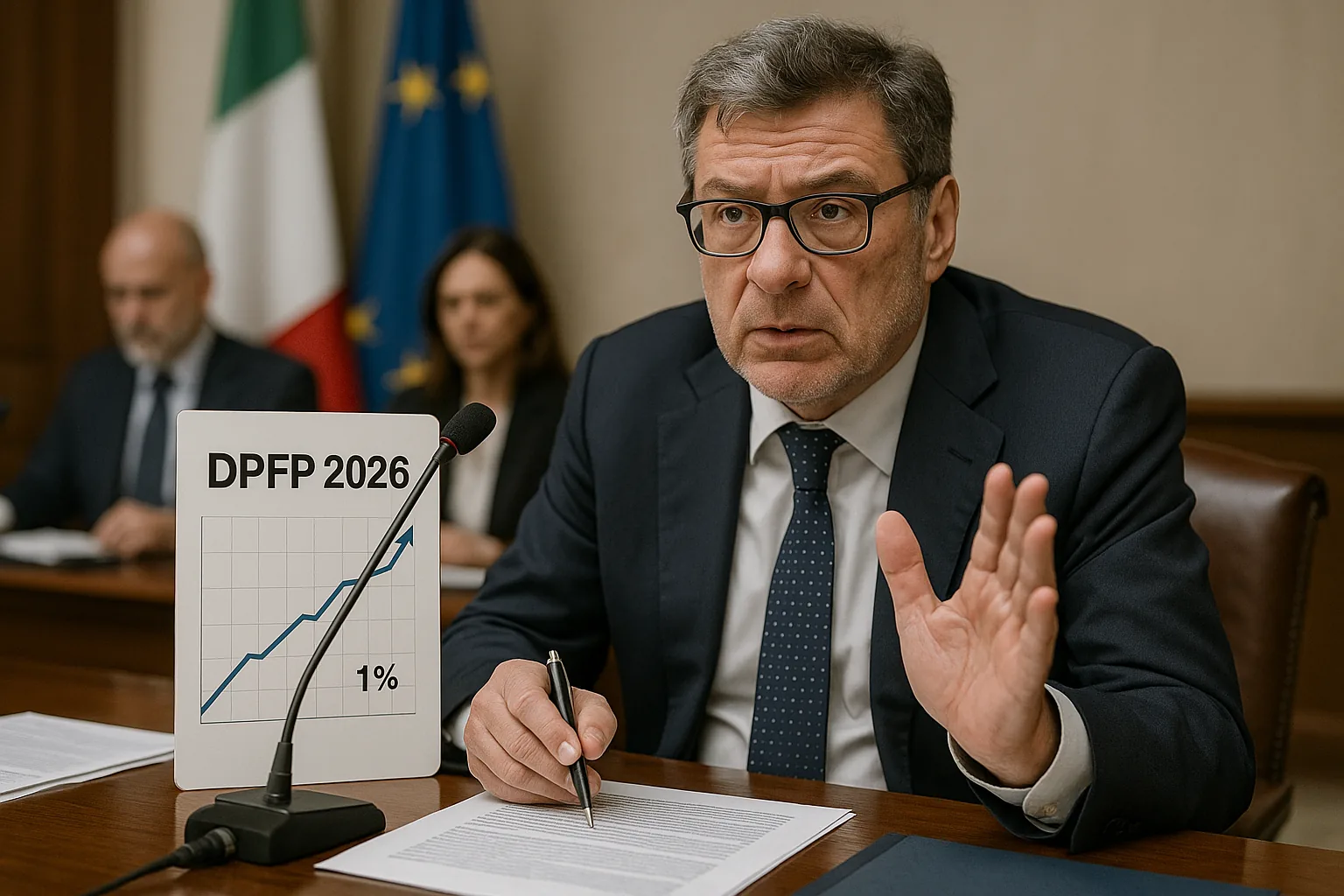 Dpfp 2026: crescita all'1%, Giorgetti frena sulla manovra con prudenza