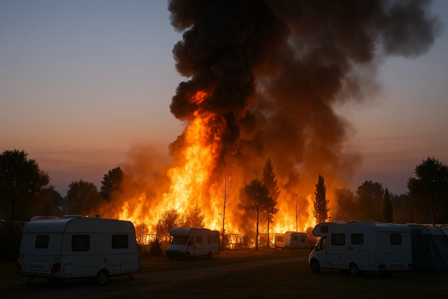 Incendio al camping di Peschiera del Garda: 24 persone in ospedale