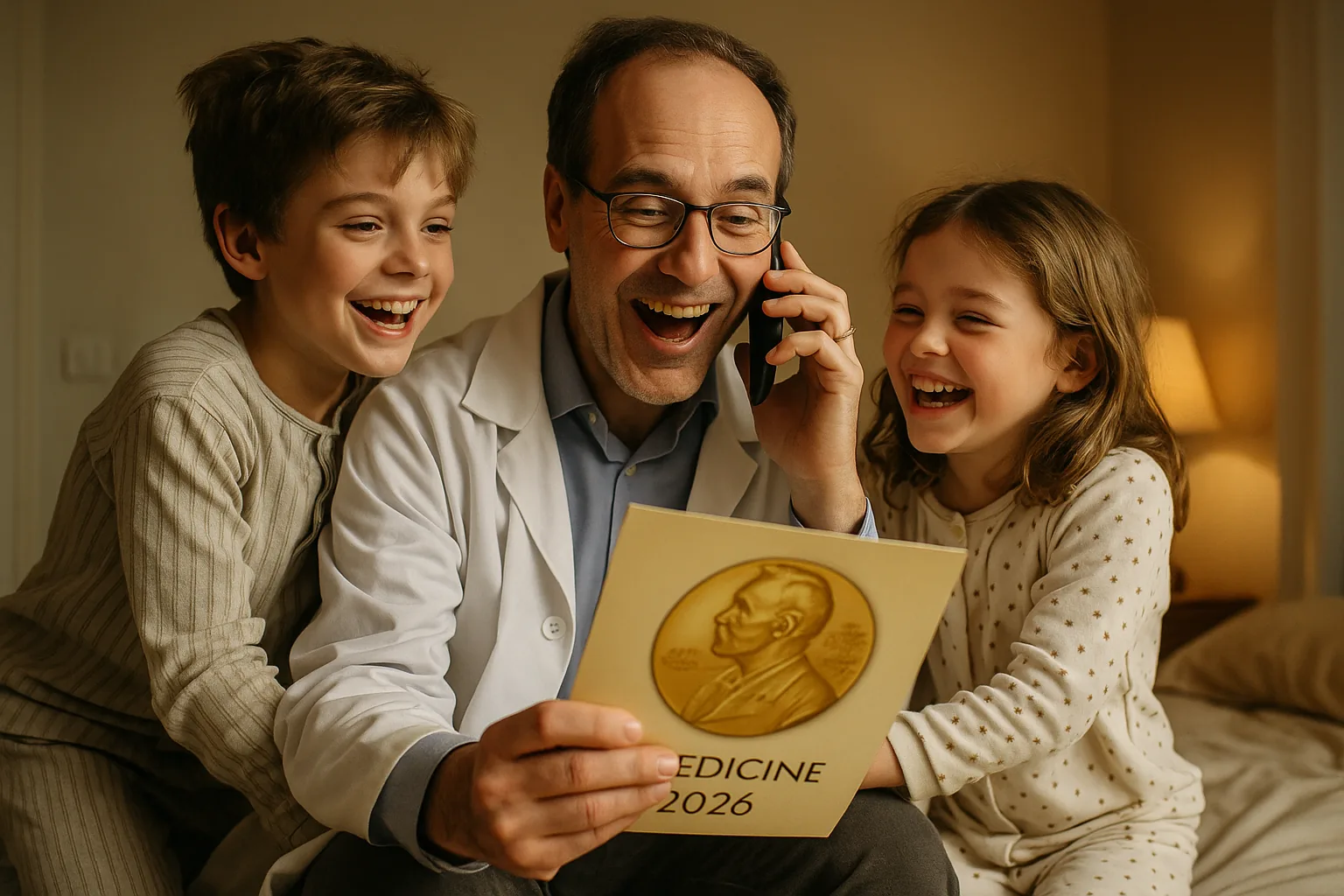 Nobel per la Medicina 2026: Karl Deisseroth annuncia il premio ai figli in pigiama, il video che commuove